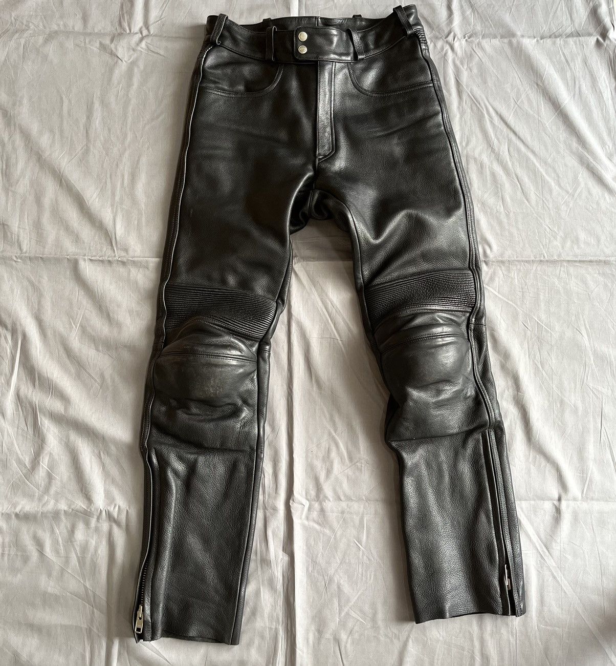 KADOYA K's Leather 00s Goatskin Padded Motorcycle Pants – DRIEW
