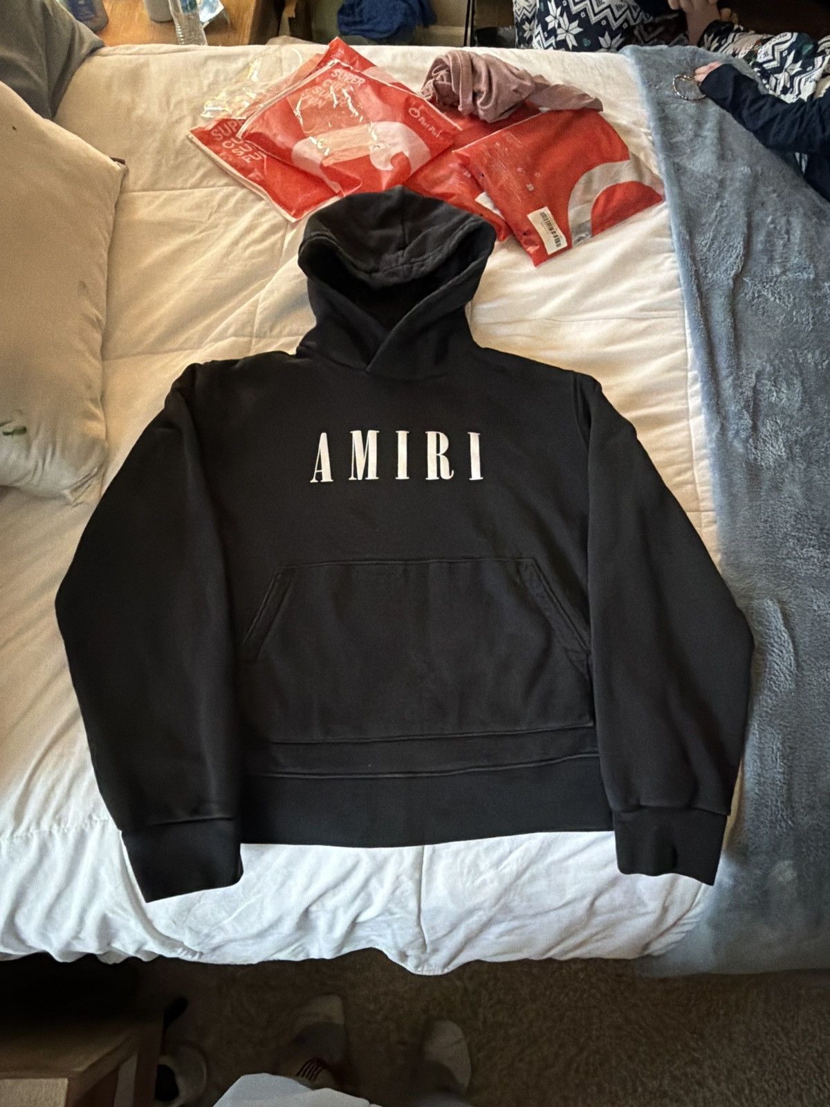 Amiri Amiri spellout hoodie Size US XL / EU 56 / 4 - 1 Thumbnail