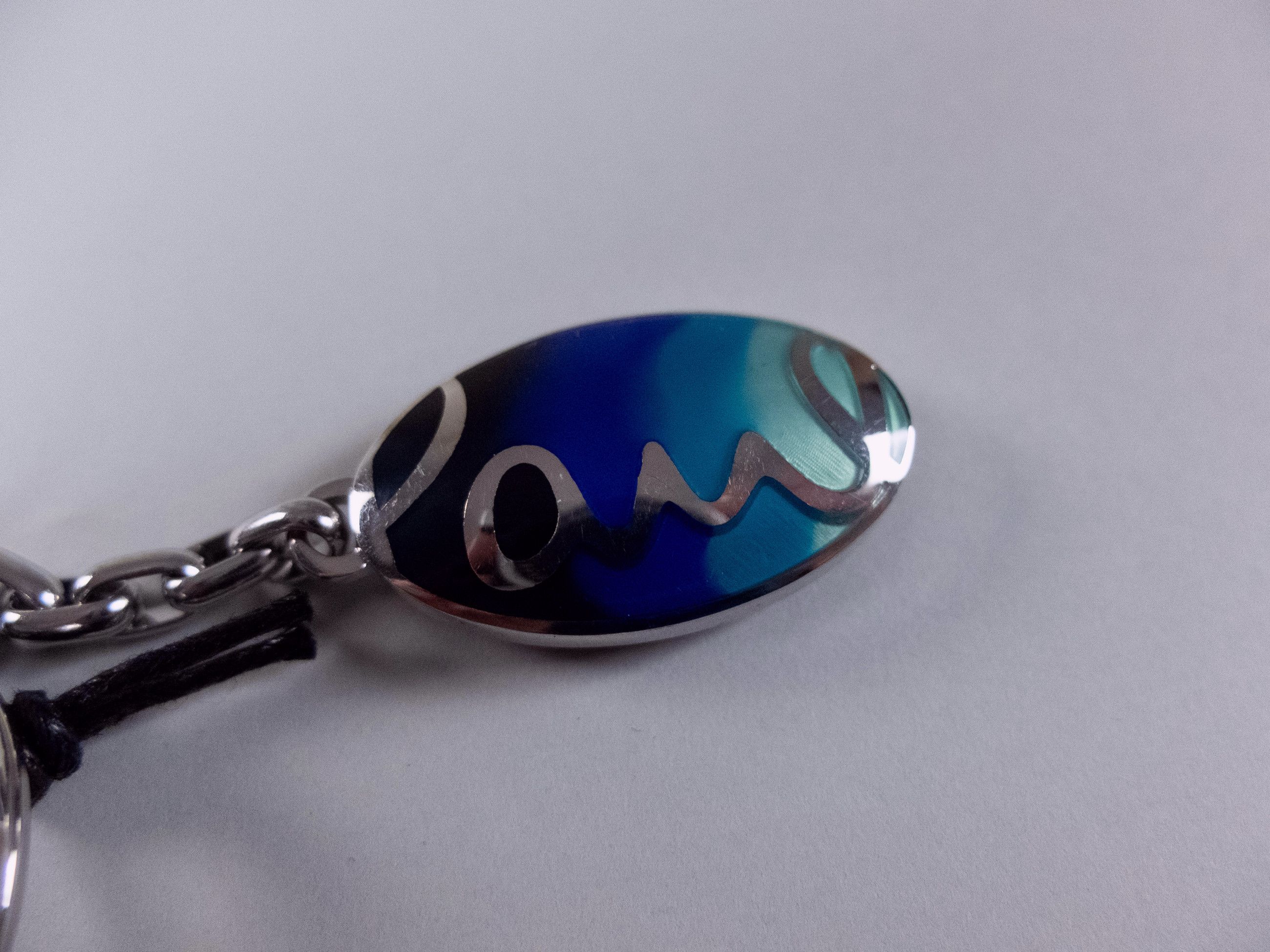 Paul Smith PAUL SMITH blue green red oval metal logo keyring key ring Size ONE SIZE - 3 Thumbnail