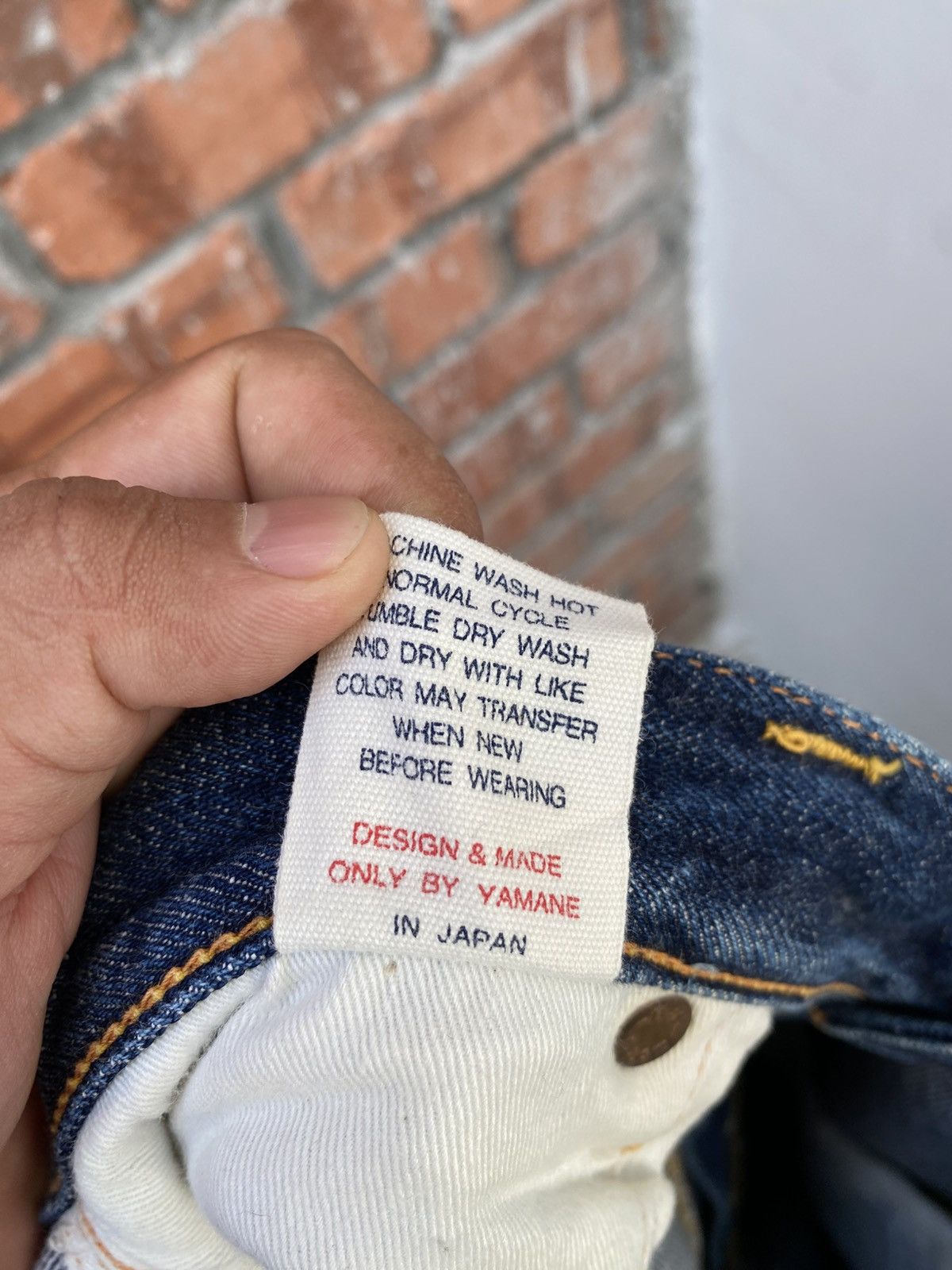 Japanese Brand W34x30 Vintage evisu yamane redline made in JAPAN Size US 34 / EU 50 - 9 Thumbnail