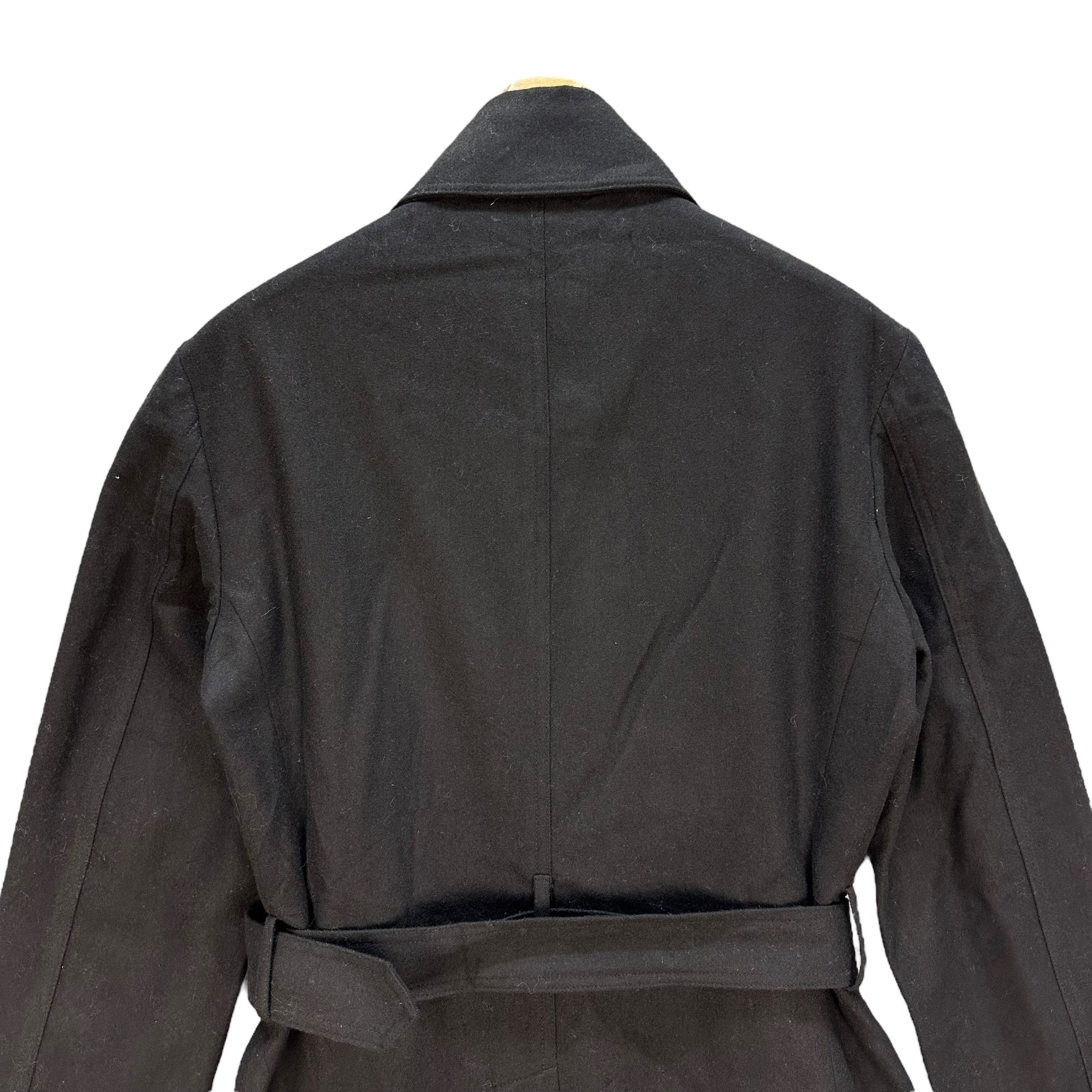 semanticdesign SEMANTIC DESIGN Black Wool Belted Jacket #A53-1223 Size M / US 6-8 / IT 42-44 - 13 Thumbnail