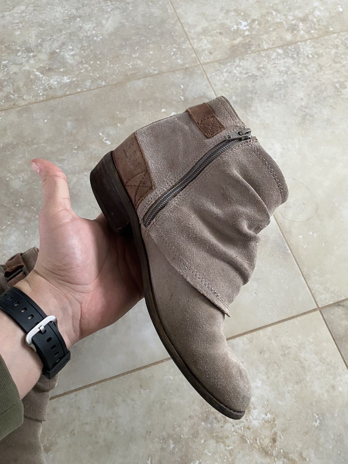 If Six Was Nine Vintage AS 98 Guidi Style High Japanece Biker Boots Japanese Size US 6 / EU 39 - 9 Thumbnail
