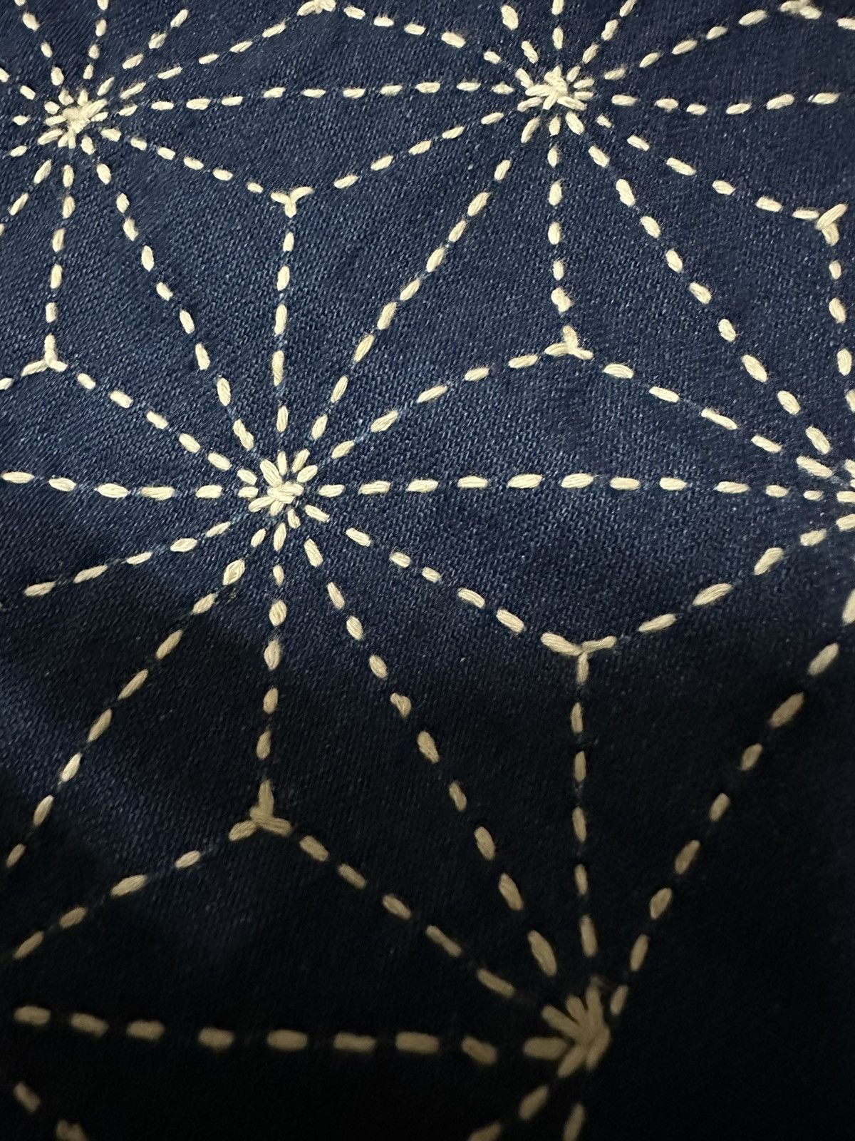 Other Handmade Sashiko stitch indigo tote bag Size ONE SIZE - 4 Thumbnail