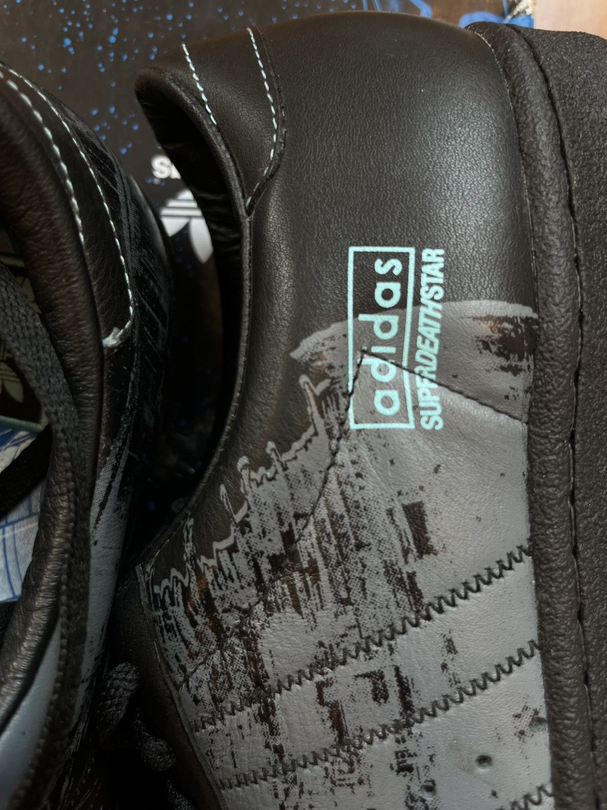 Adidas × Star Wars Adidas x Star Wars Death Star Superstars Black Size12 Collab Size US 12 / EU 45 - 8 Thumbnail