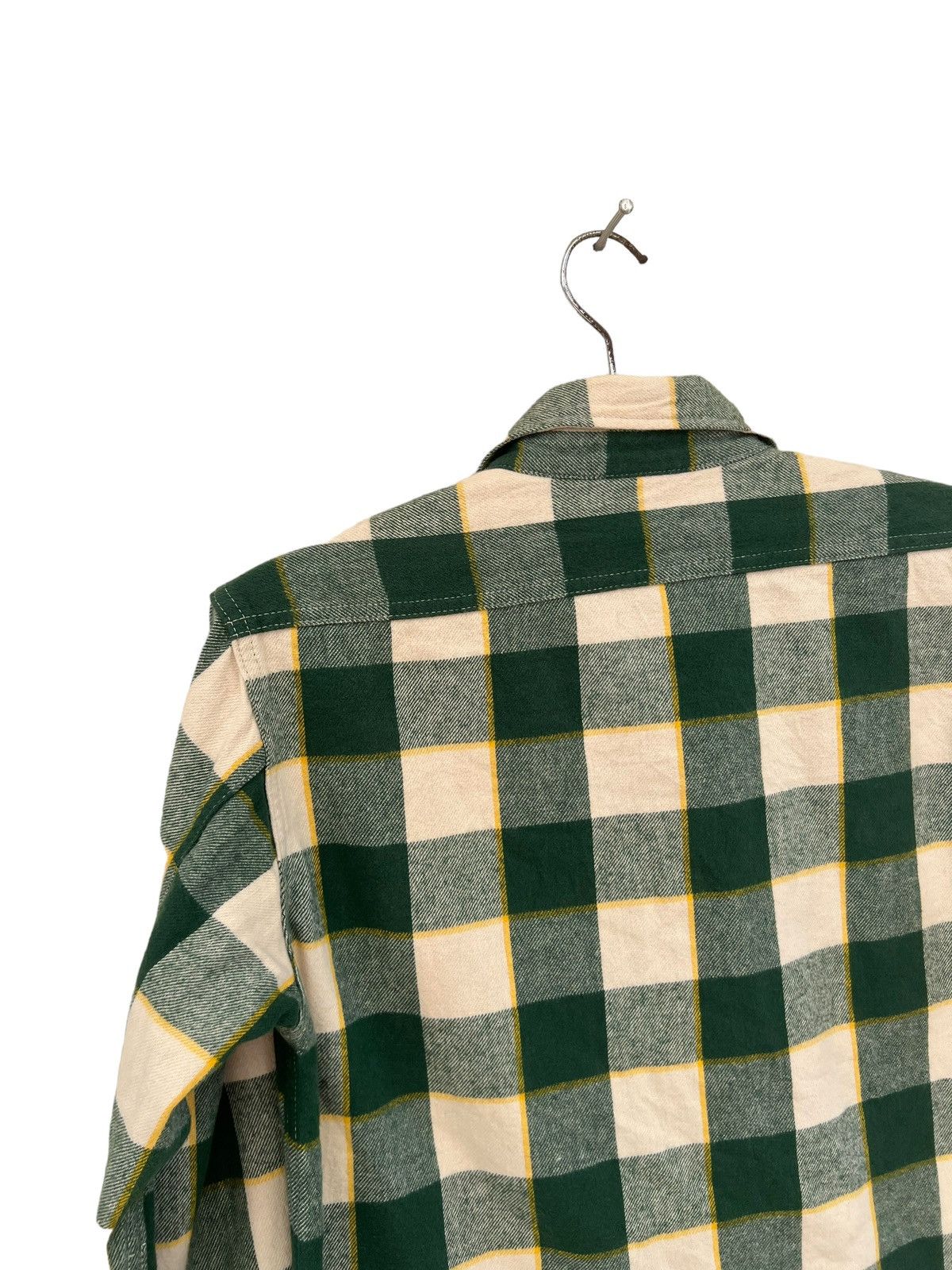 Japanese Brand Masterpiece Brand Japan Checked Gusset Flannel Work Shirt Size US M / EU 48-50 / 2 - 17 Thumbnail