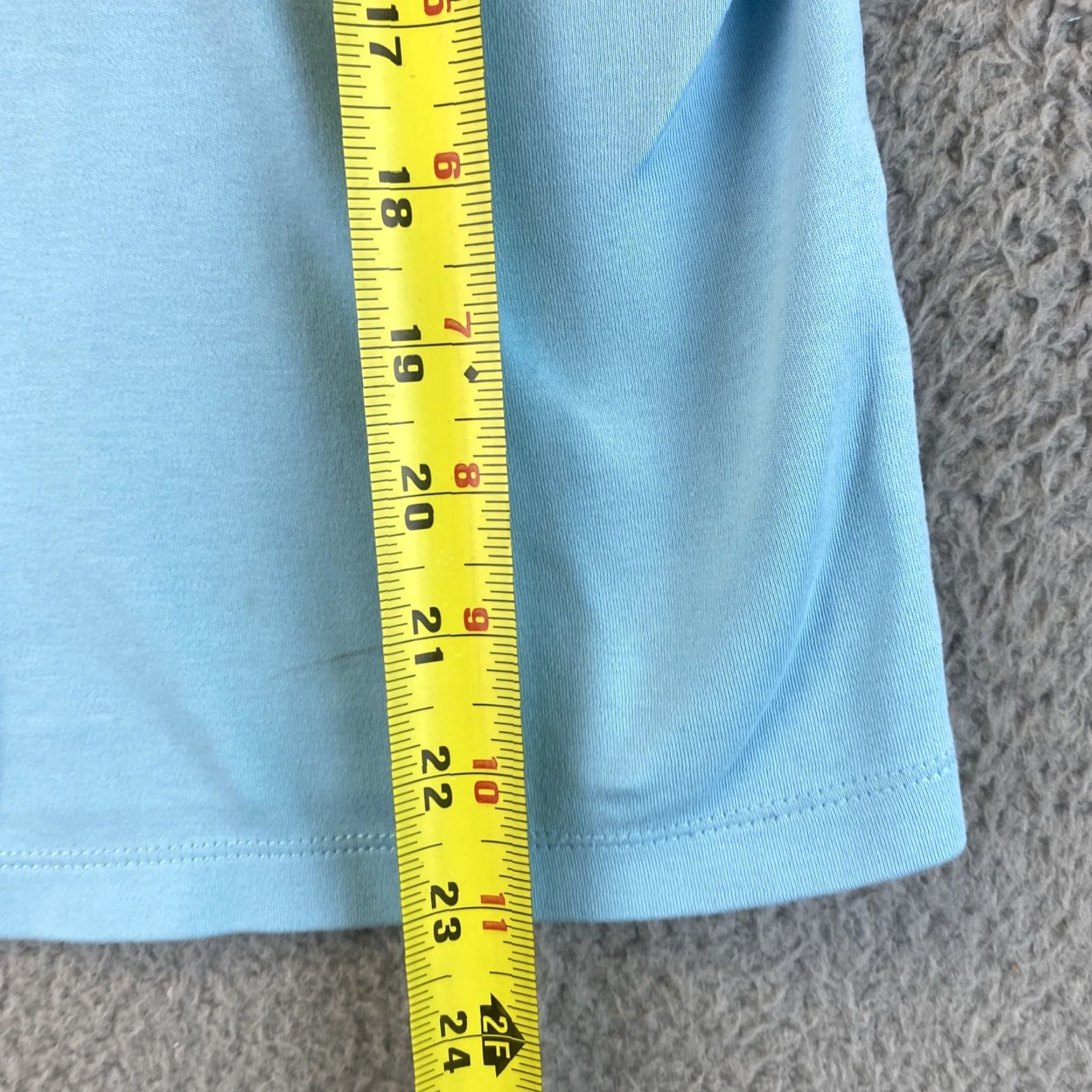 Vintage L.L.Bean T-Shirt Womens M Reg Blue Cotton Square Neck Pullover 63-30 Size M / US 6-8 / IT 42-44 - 7 Thumbnail