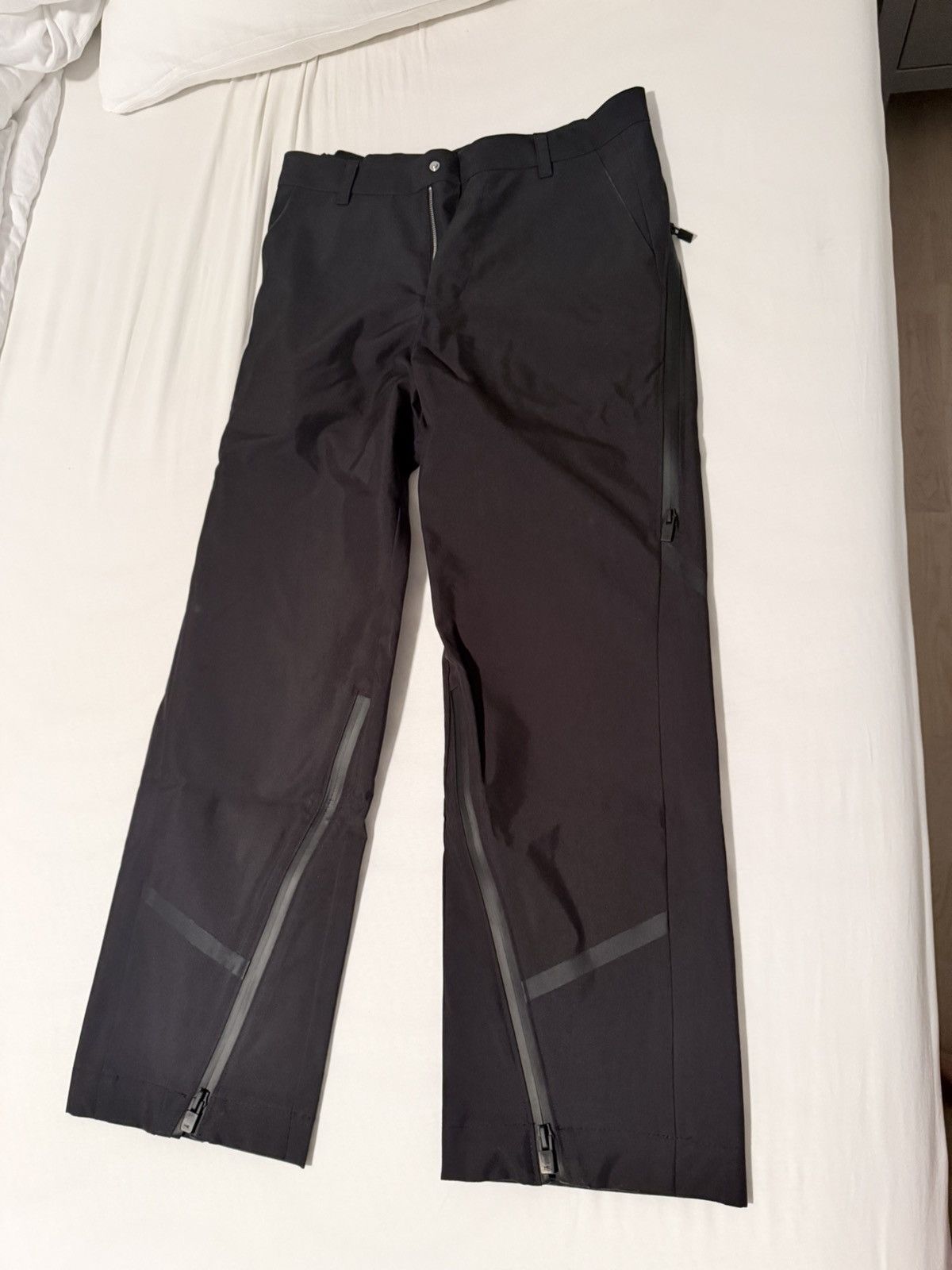 Heliot Emil Black Turing Zip Trousers Size US 28 / EU 44 - 5 Thumbnail
