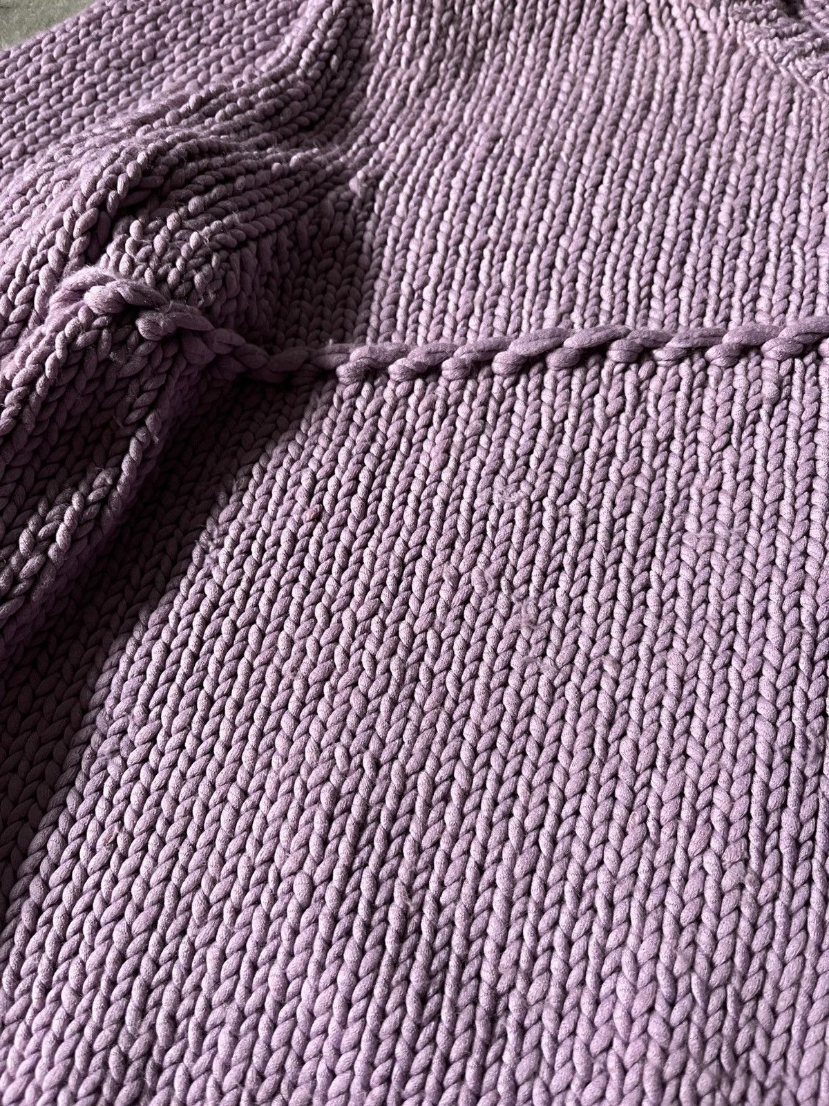 Helmut Lang Helmut Lang seamed knitted sweater pink purple rare Size US S / EU 44-46 / 1 - 7 Thumbnail