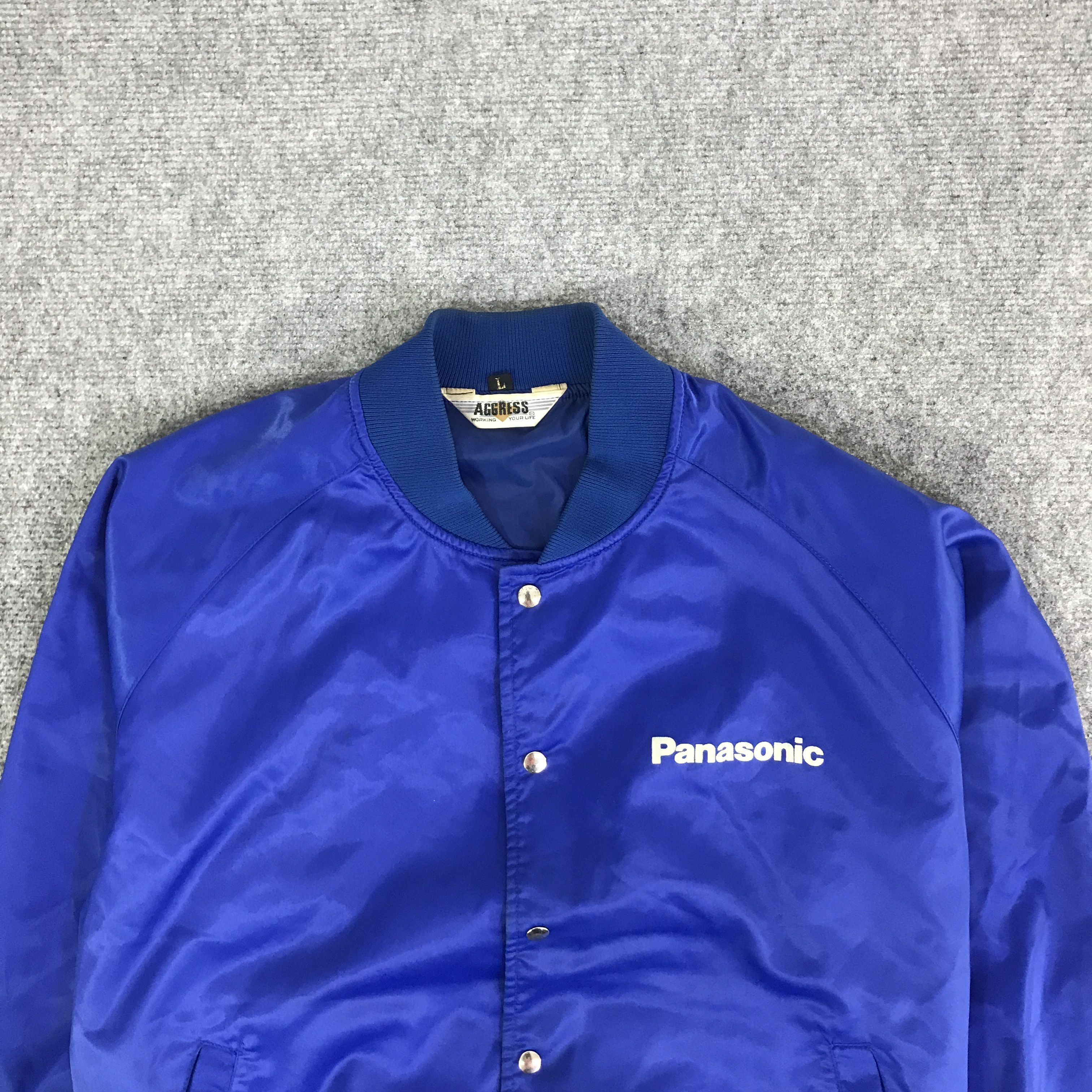Japanese Brand PANASONIC SNAP BUTTON BOMBER JACKET K116B17 Size US L / EU 52-54 / 3 - 2 Thumbnail