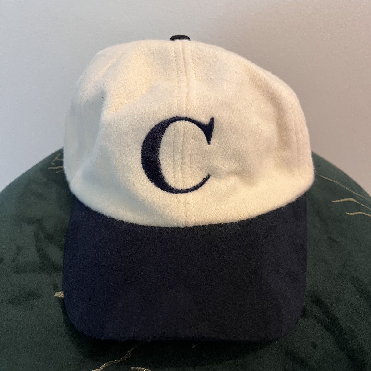 Other Vintage Cooperstown Letter C Buckle Back Hat White Size ONE SIZE - 2 Thumbnail