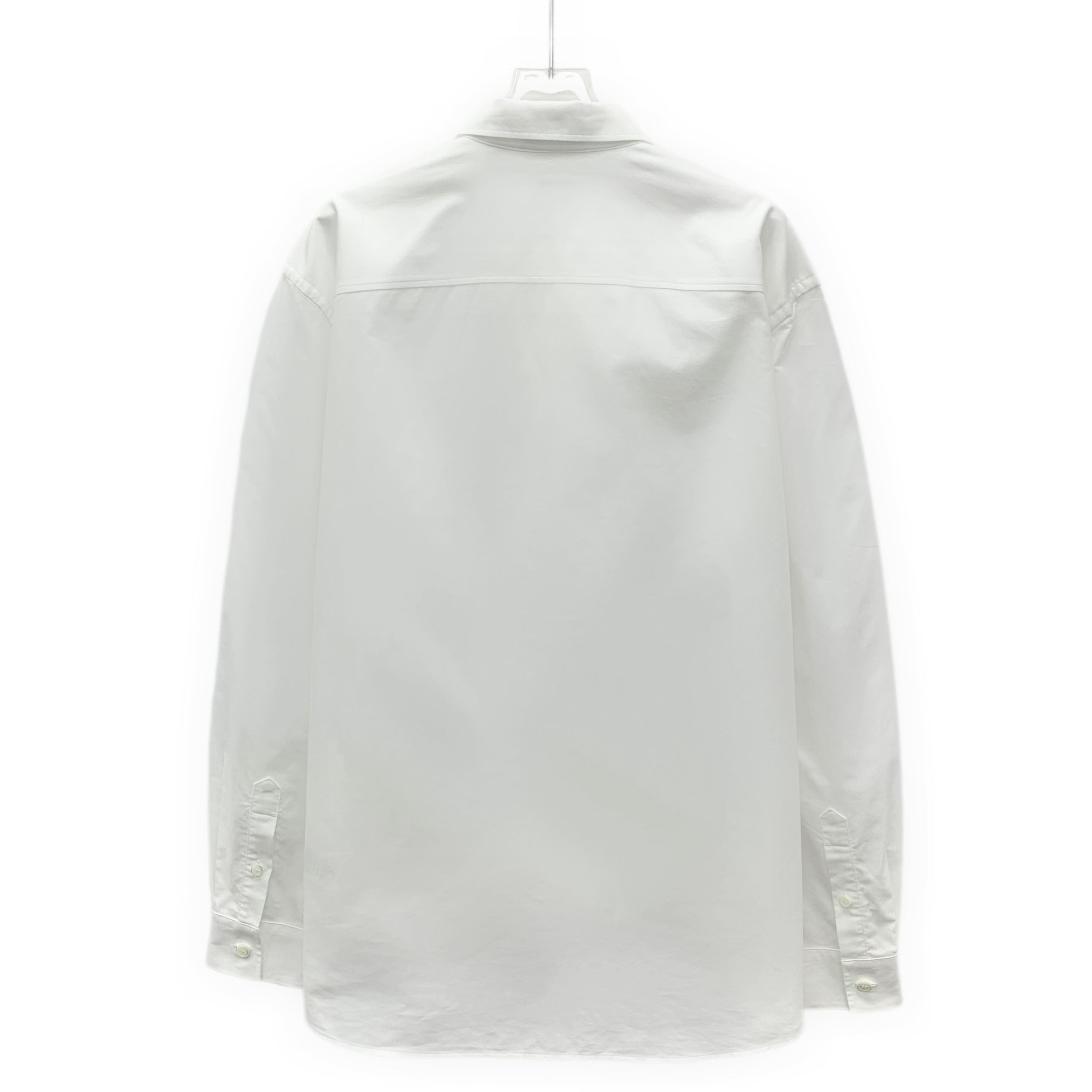 Burberry Burberry Logo Embroidered Shirt White (XL) Size US XL / EU 56 / 4 - 2 Thumbnail