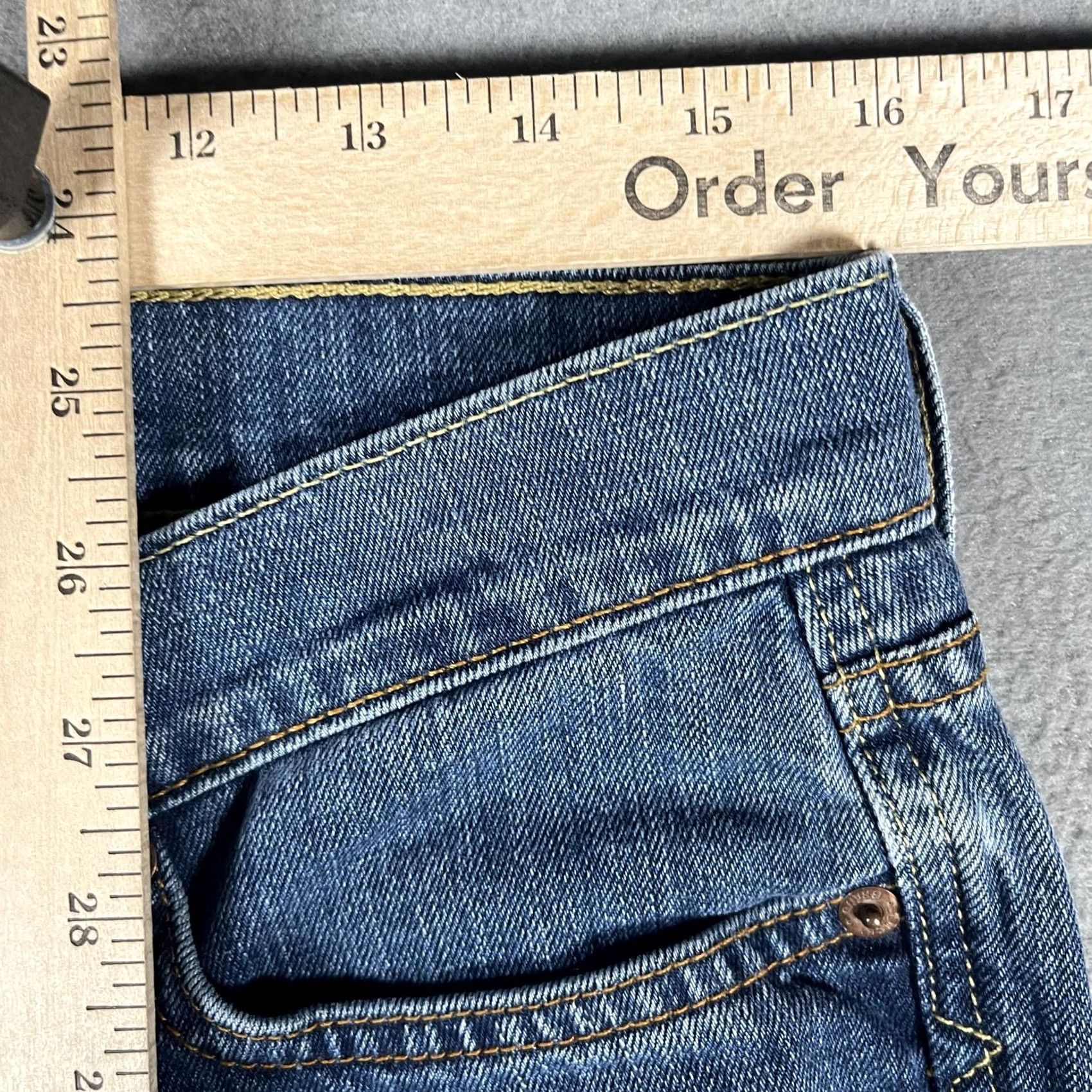 Lucky Brand Lucky Brand Sweet N Low Jeans Womens 8 Blue Crop 29 Inseam 100% Cotton USA Size 30" / US 8 / IT 44 - 7 Thumbnail