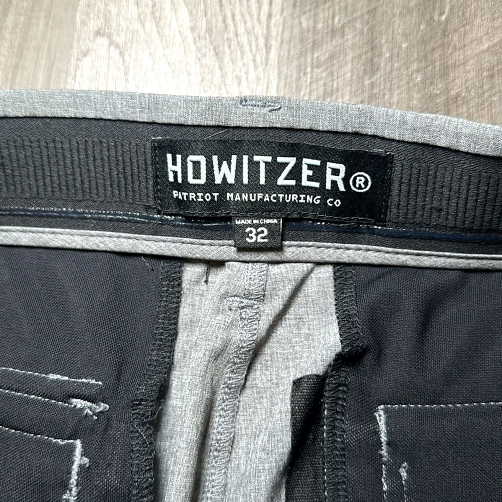 Vintage Howitzer Patriot Hybrid Performance Shorts Shirt Men 32 Gray NWOT Regular Chino 92% Polyester 8% Spandex 35 Inseam 8" 19" Long Mens Size US 32 / EU 48 - 7 Thumbnail