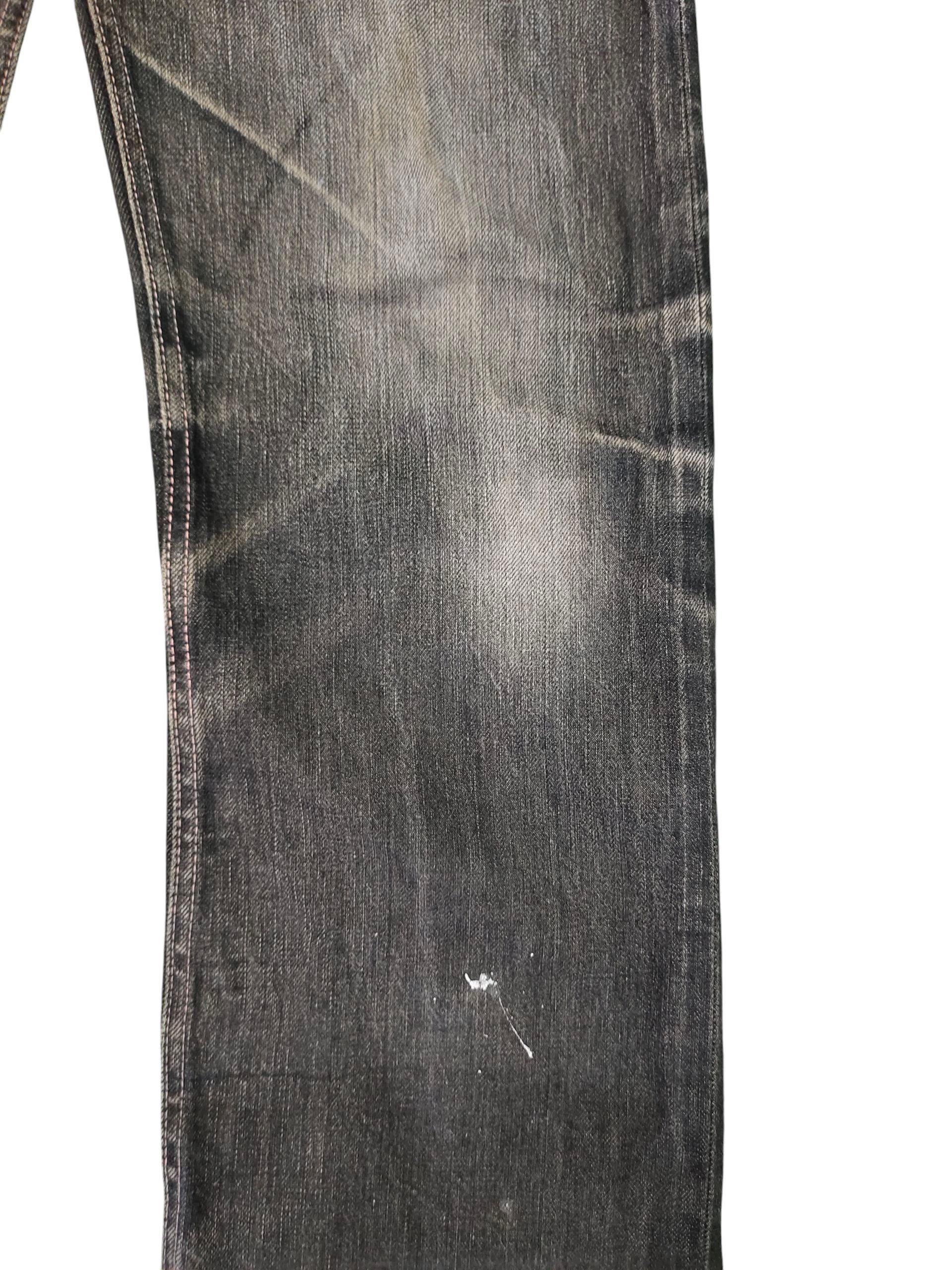 Spiritual Gangster Vintage Gangsterville Selvedge Rusty Distress Denim Jeans Size US 30 / EU 46 - 4 Thumbnail