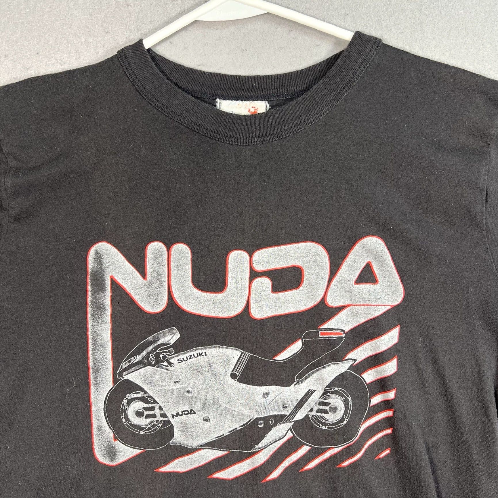 Vintage VINTAGE Suzuki Nuda Concept Motorcycle T Shirt Adult Mens Medium Black Mens Size US M / EU 48-50 / 2 - 4 Thumbnail