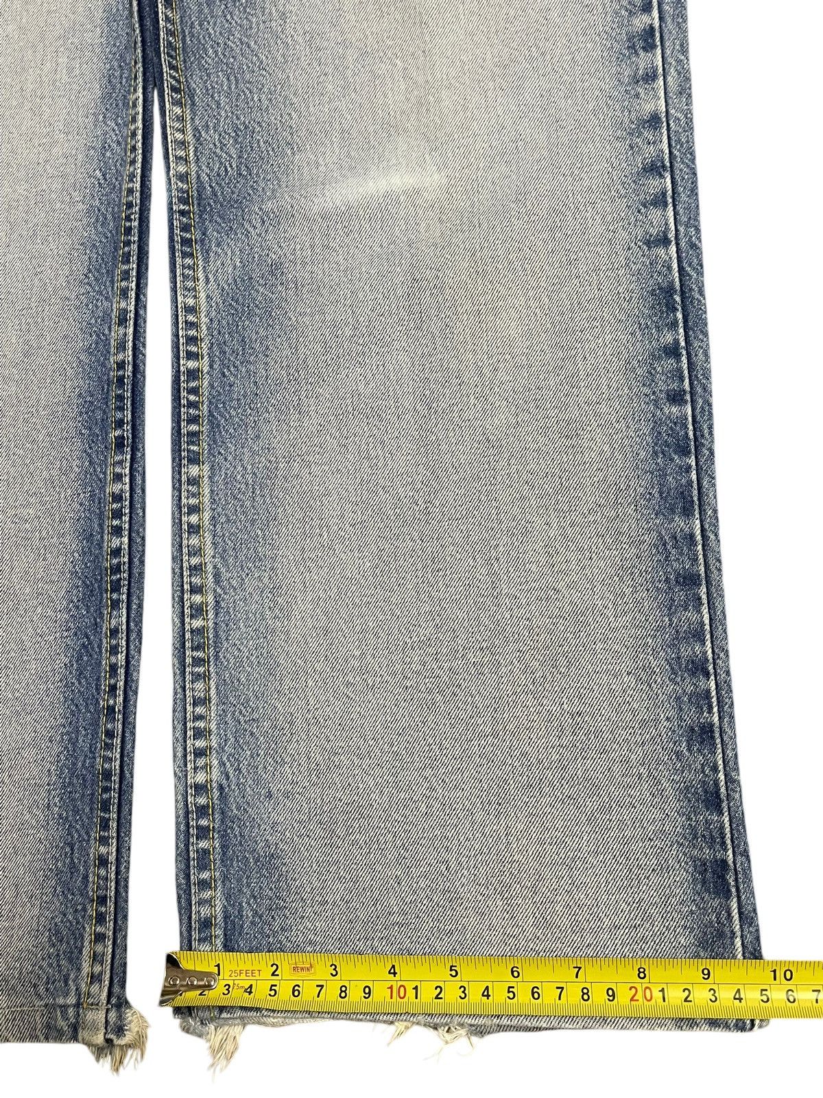 Akademiks Vintage Japanese Akademiks Blue Wash Distress Baggy Jeans Size US 35 - 17 Thumbnail