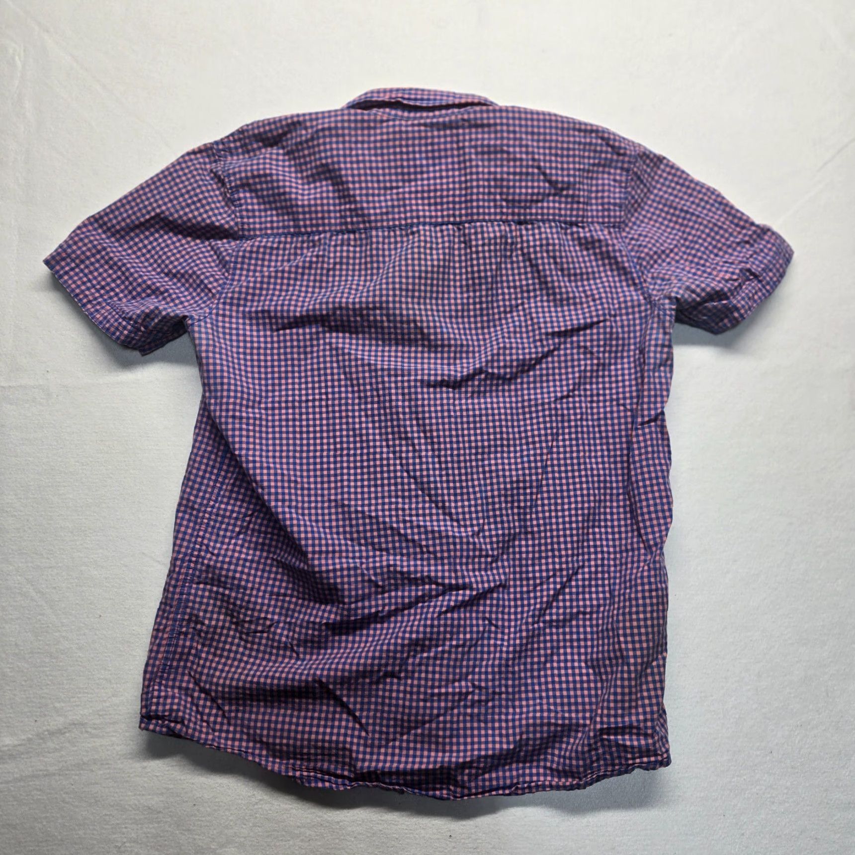 Camel Red Camel Shirt - Button-Up - Men - L - Red - Short Sleeve - Check - Cotton - VINTAGE? No Size US L / EU 52-54 / 3 - 6 Thumbnail