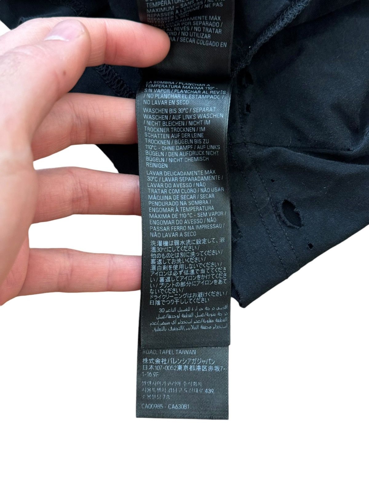 Balenciaga “Vintage” Washed Out Distressed Flame Longsleeve Size US M / EU 48-50 / 2 - 15 Thumbnail