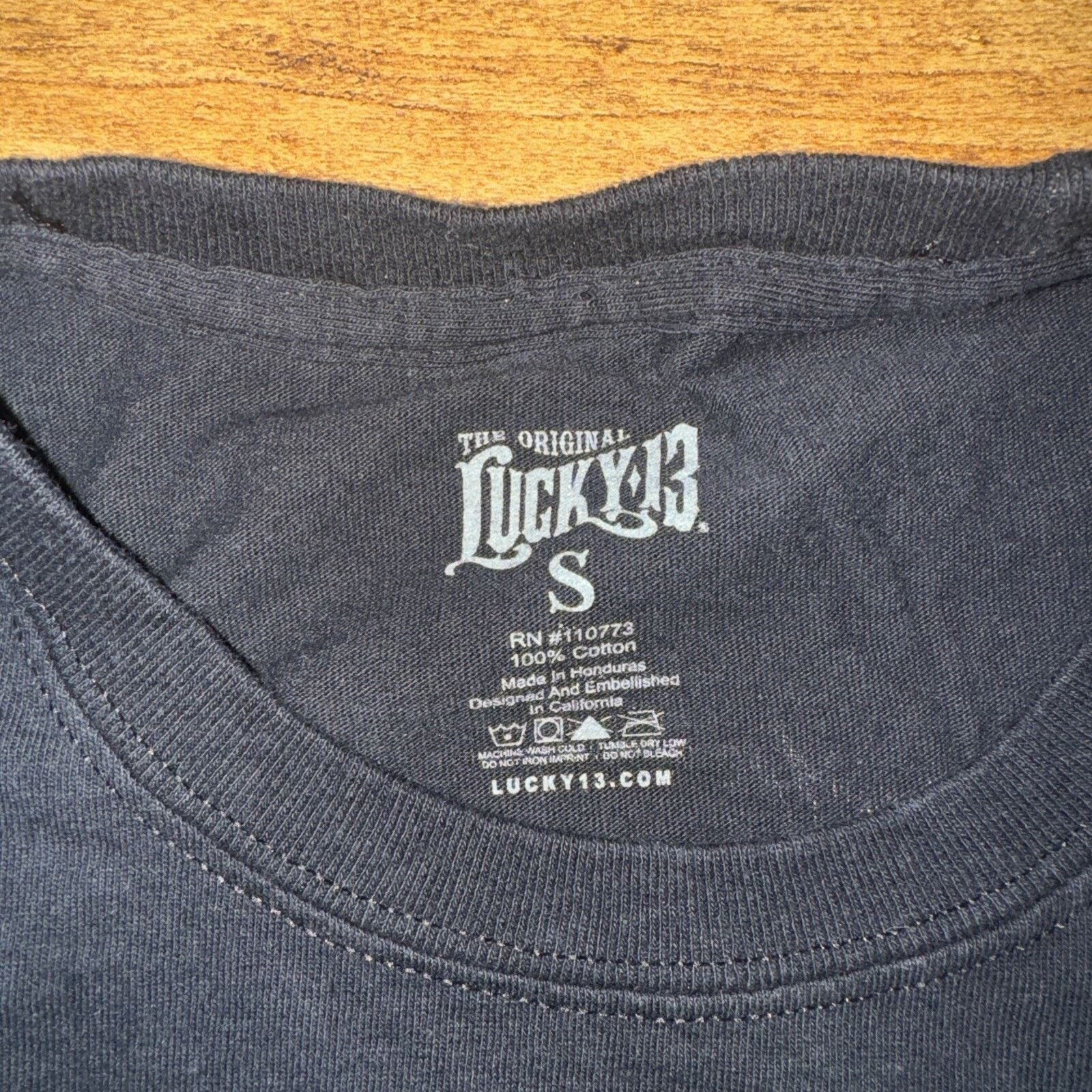 Band Tees × Vintage The Original Lucky 13 T-Shirt Black Small 17x26 Size US S / EU 44-46 / 1 - 4 Thumbnail
