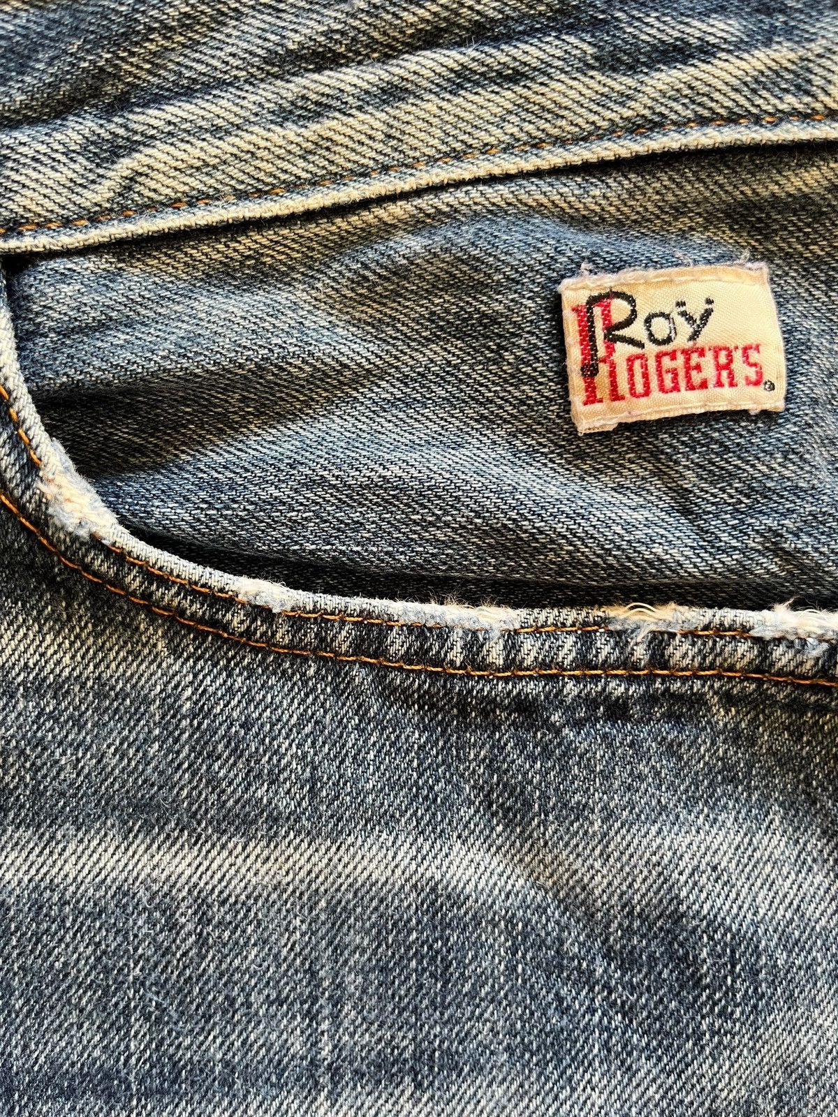 Roy Denim SALES 🔥 Vintage Roy Roger's Cult Selvedge Distressed Jeans Size US 35 - 6 Thumbnail