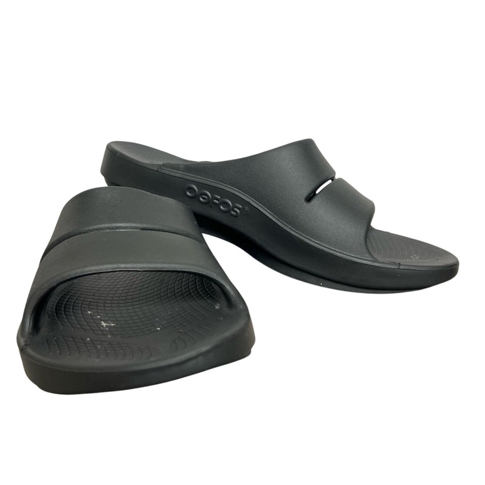OOF Wear OOFOS OOahh Sport Recovery Black Slide Sandal W11 Men's 9 Size US 9 / EU 42 - 3 Thumbnail