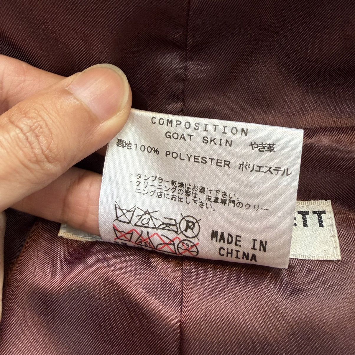 Katharine Hamnett London 2000s Katharine Hamnett "Alien Asymmetrical Goat Skin Jacket Size US M / EU 48-50 / 2 - 13 Thumbnail