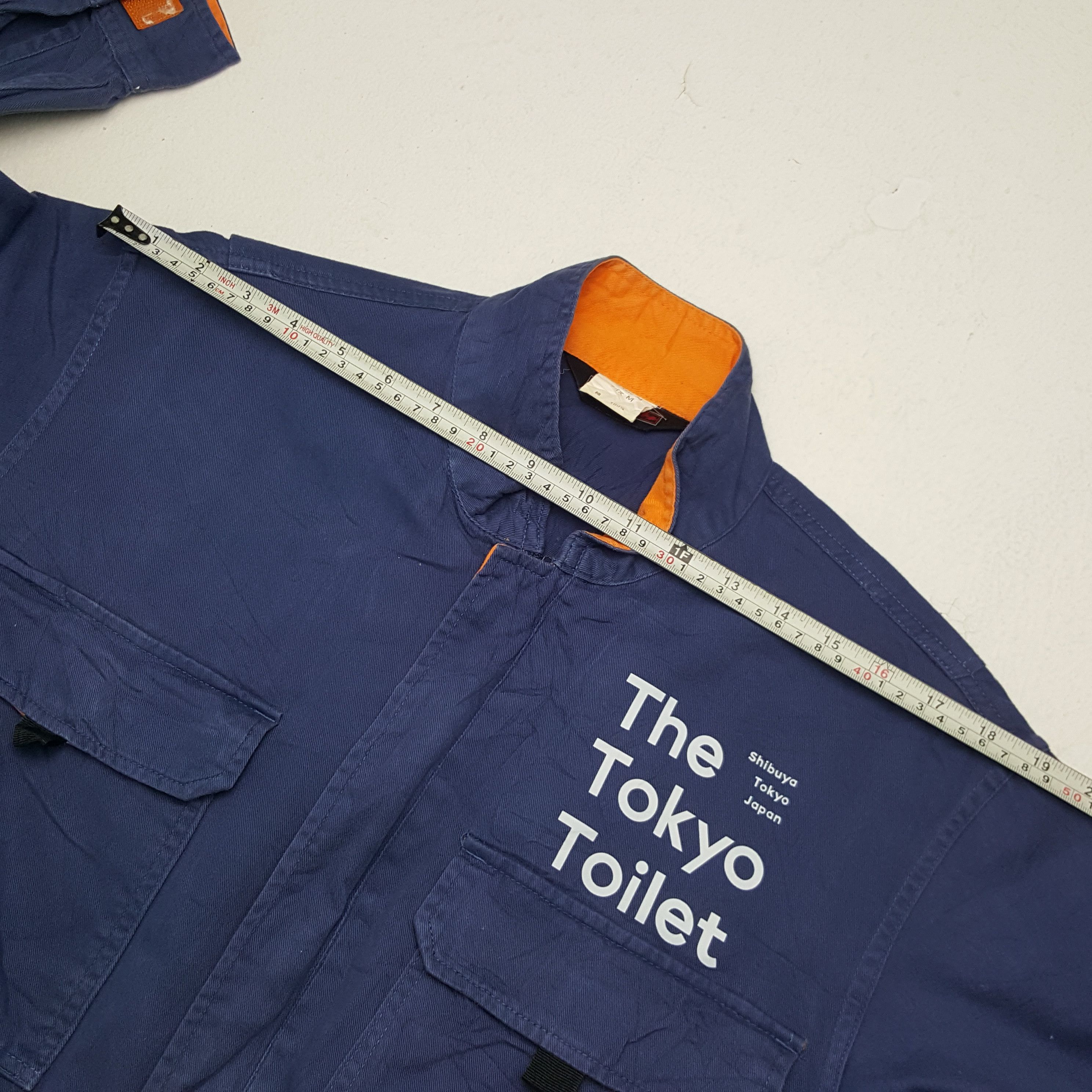 Japanese Brand × Vintage Vintage The Tokyo Toilet Japanese Work Coverall Jacket Size US M / EU 48-50 / 2 - 12 Thumbnail