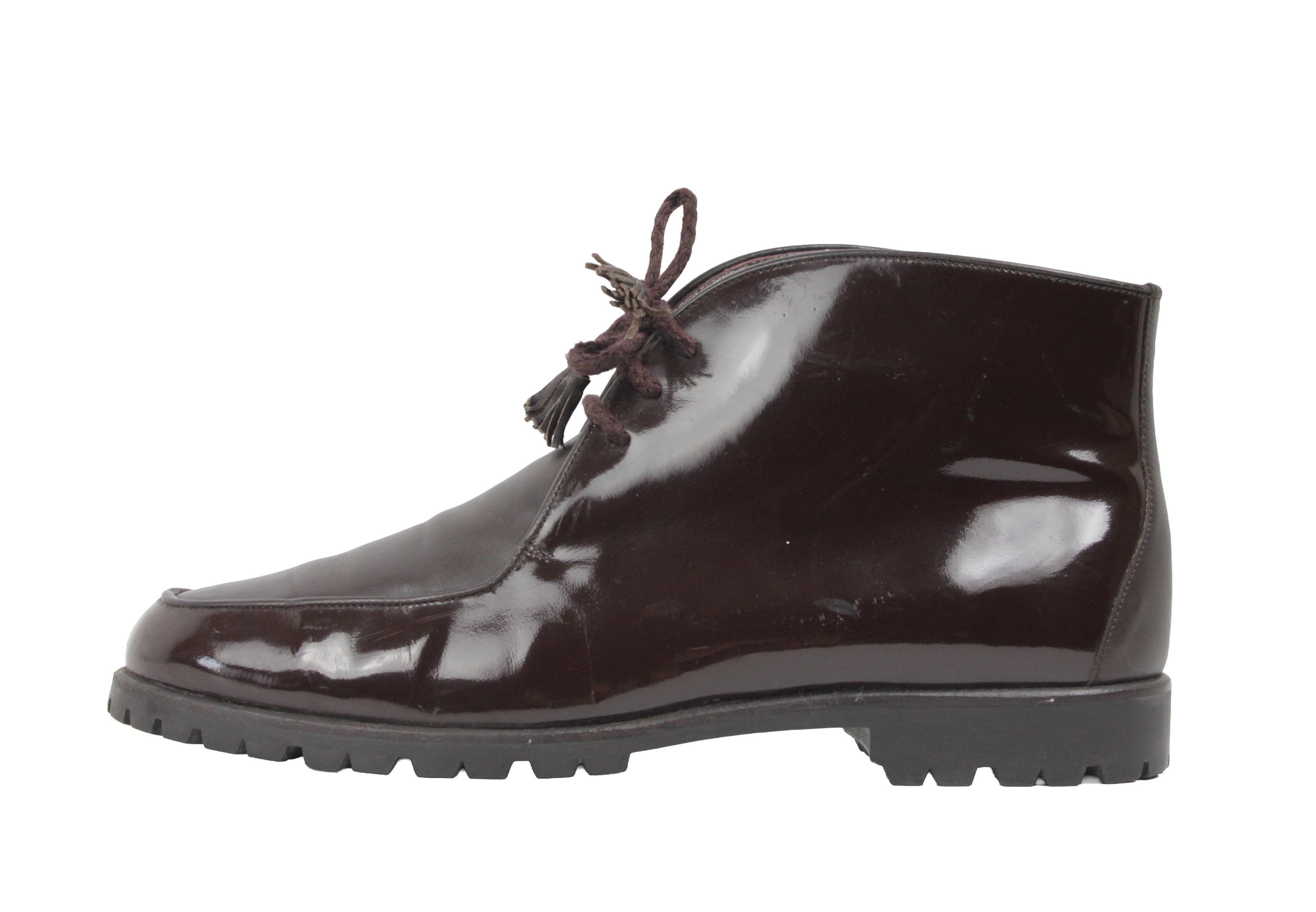 Bally Malwa Patent Leather Boots Size US 9 / IT 39 - 2 Thumbnail
