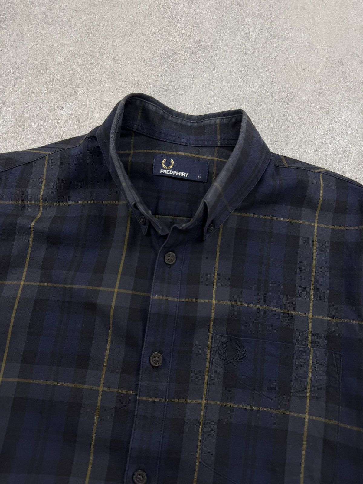 Other Fred Perry Plaid Shirt Button Up Long Sleeve Mens Size Small Size US S / EU 44-46 / 1 - 2 Thumbnail