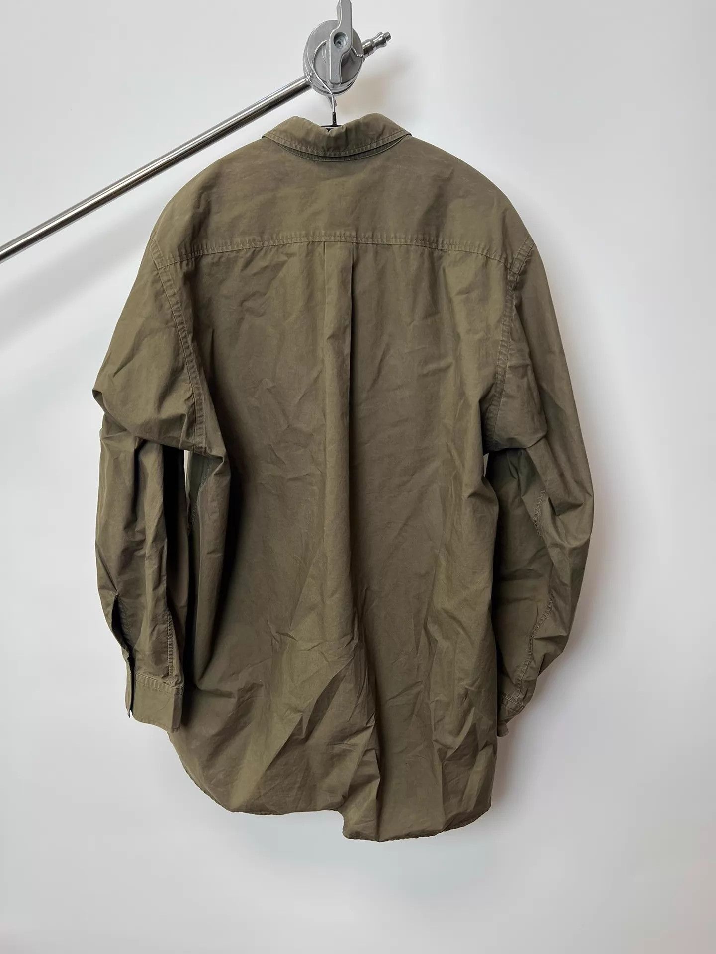 Yohji Yamamoto Yohji Yamamoto YS for Man Magic Tape Half-Zip Washed Shirt Size US M / EU 48-50 / 2 - 6 Thumbnail