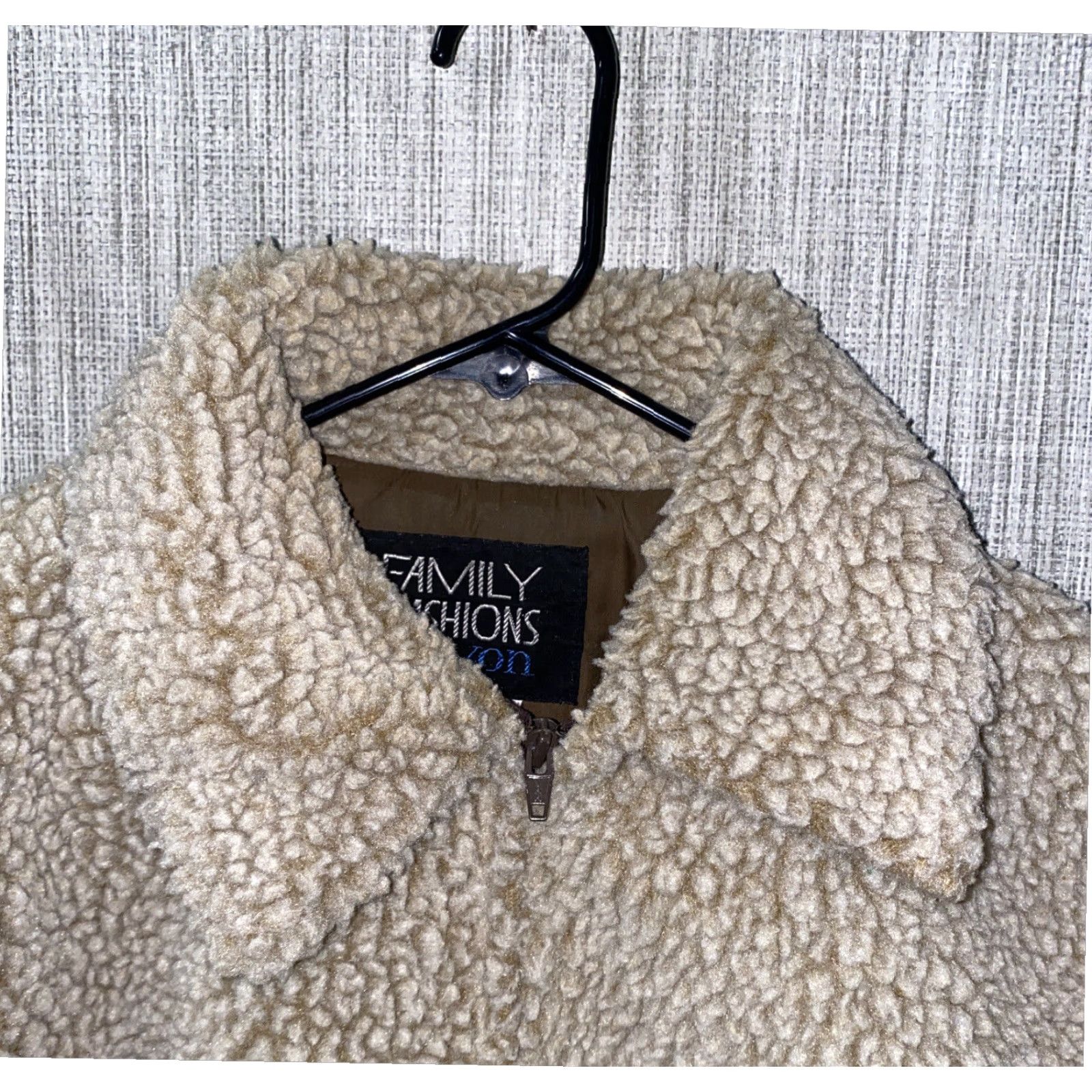 Vintage Avon Women's Beige Fleece Full Zip Jacket Large Size L / US 10 / IT 46 - 3 Thumbnail