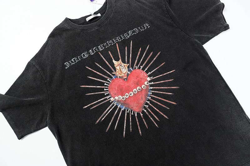 Japanese Brand American Retro Letter & Heart T-Shirt Size US M / EU 48-50 / 2 - 4 Thumbnail