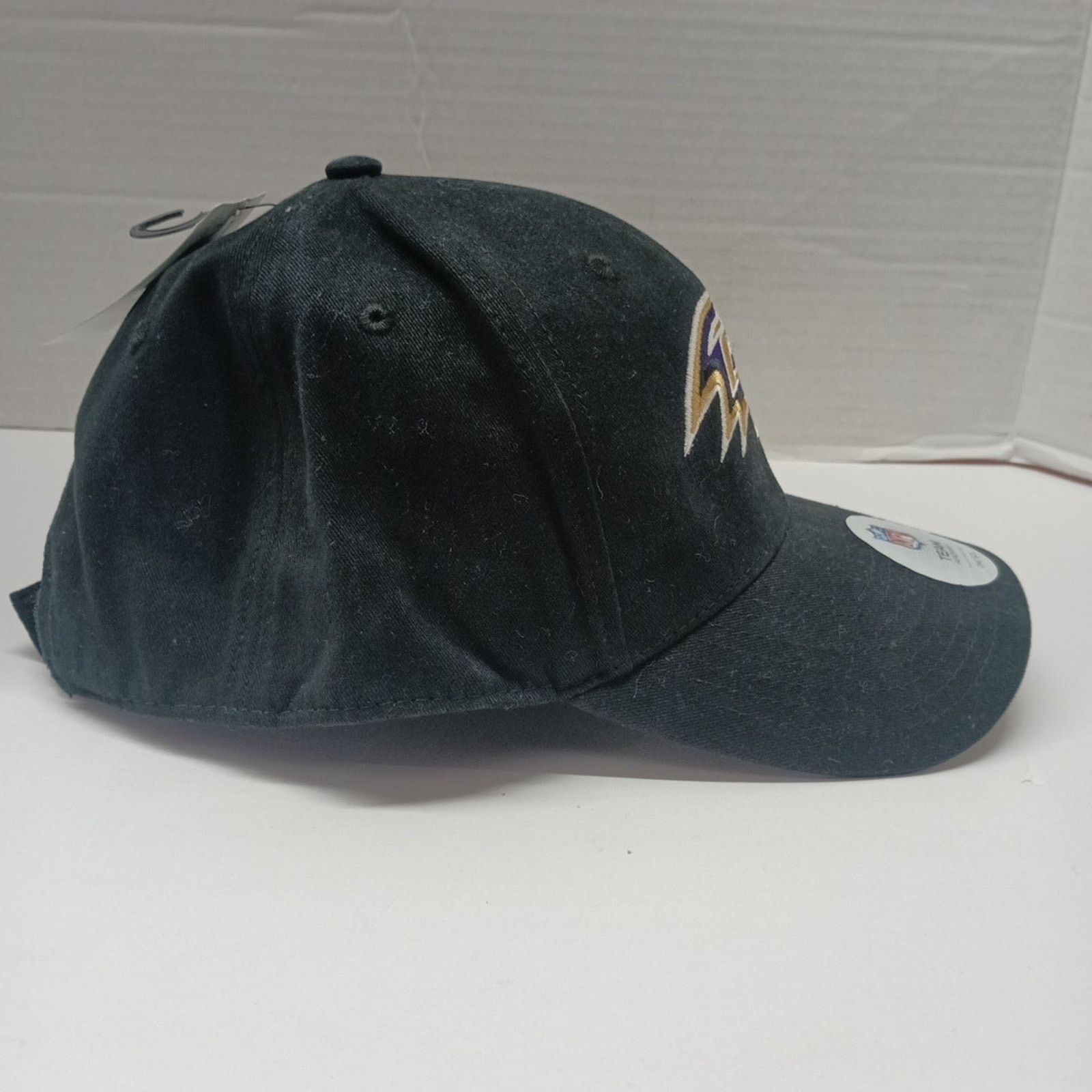 NFL Baltimore Ravens Adjustable Strap Back Hat One Size Black Size ONE SIZE - 2 Thumbnail