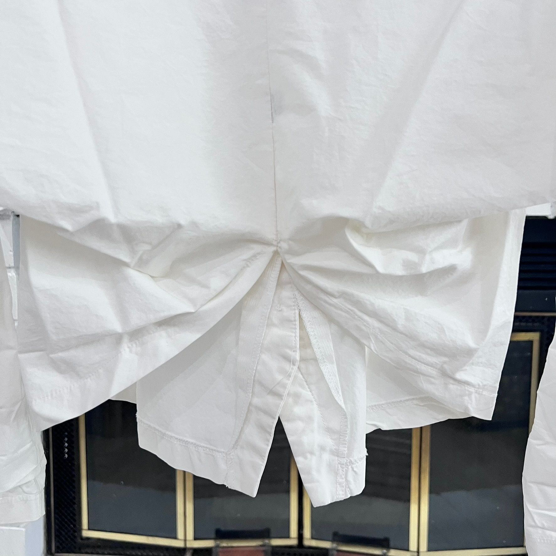 Other Rehab White Dress Long Sleeve Shirt Bow Accent Back Size S / US 4 / IT 40 - 5 Thumbnail