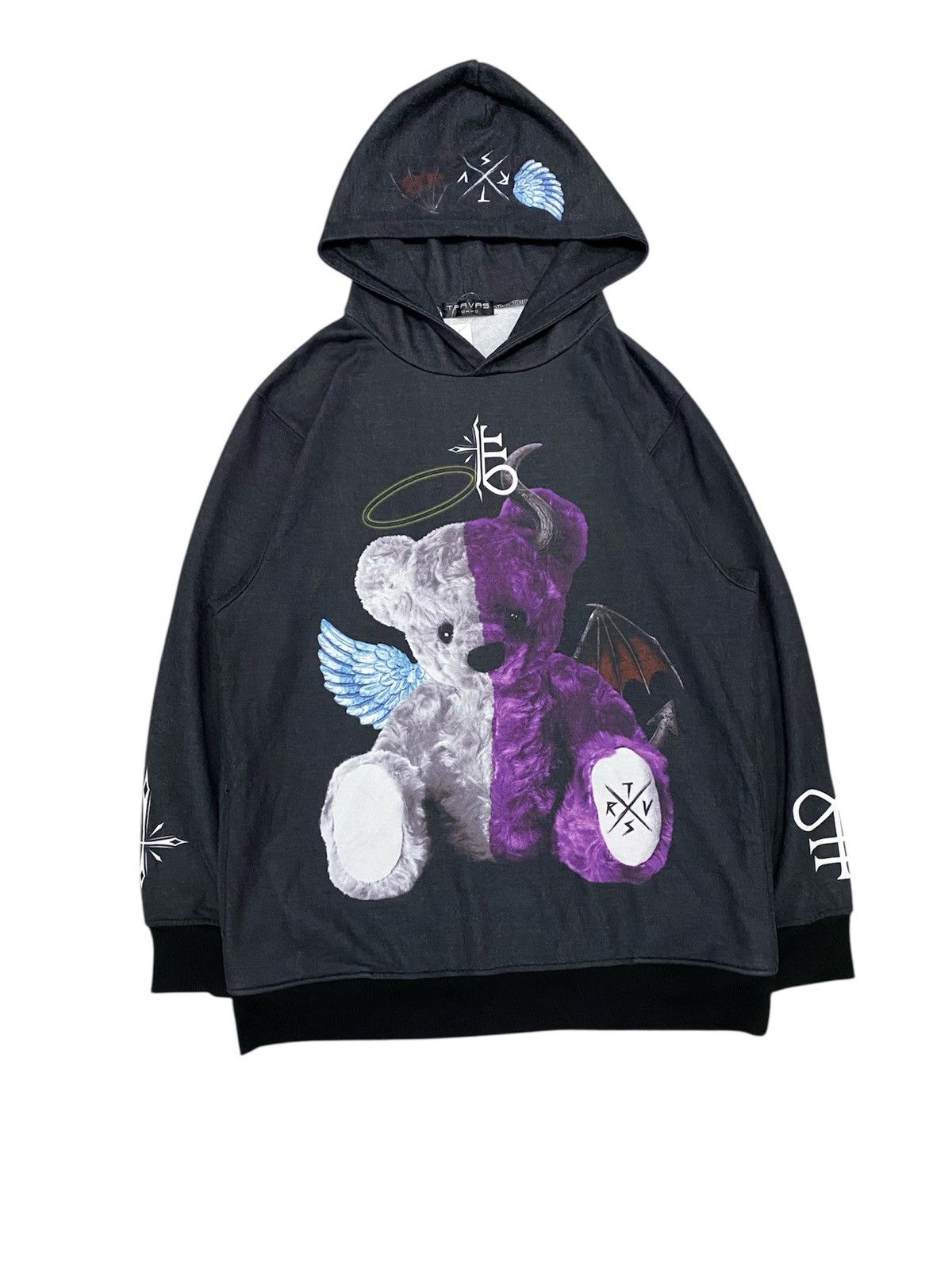 Sex Pot ReVeNGe 2000s Travas Japan Bear Angels and Devil satanic hoodie Size US L / EU 52-54 / 3 - 1 Thumbnail