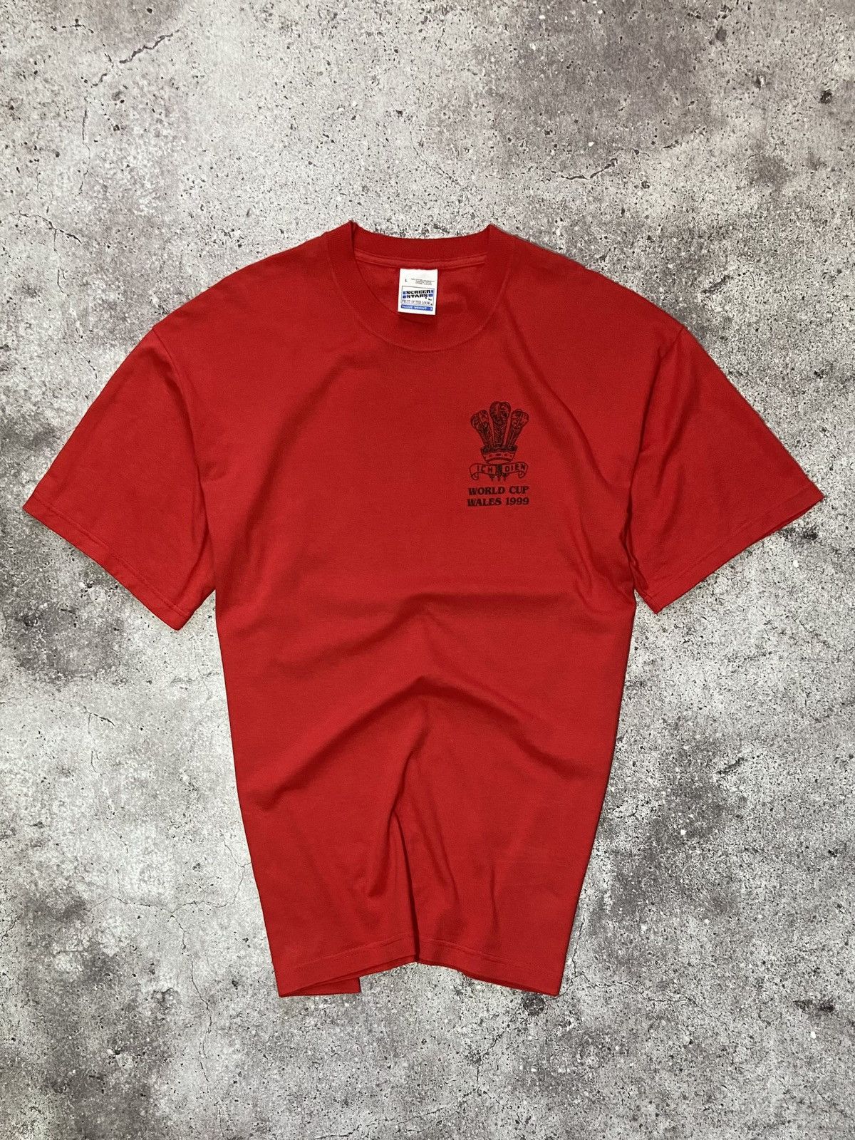 Vintage 💥World Cup Wales 1999 Vintage Screen Stars t-shirt‼️ Size US L / EU 52-54 / 3 - 2 Thumbnail