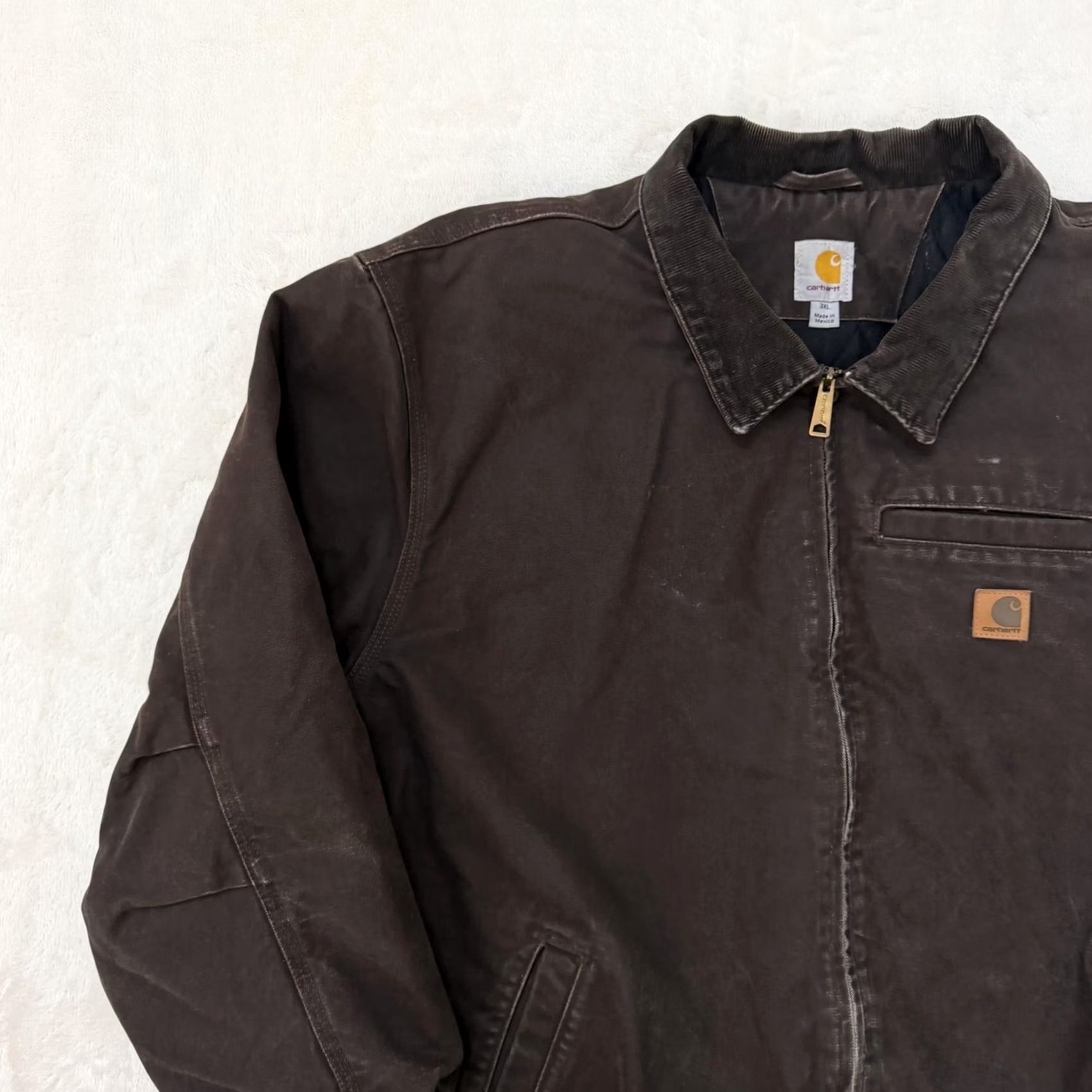 Carhartt VINTAGE Carhartt Bankston Jacket Mens 3XL Brown Quilted Detroit Bomber Jacket Zip Pockets Size US XXL / EU 58 / 5 - 5 Thumbnail