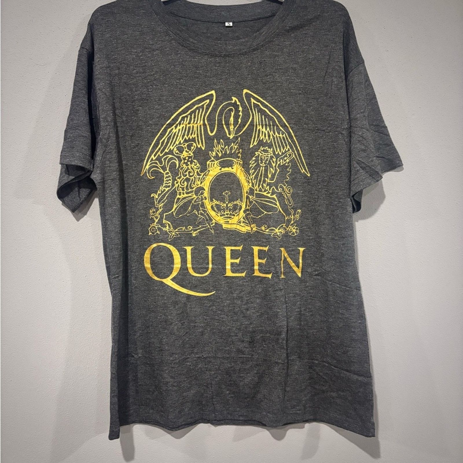 Other Queen Charcoal Tee with Golden Design Size US S / EU 44-46 / 1 - 1 Thumbnail