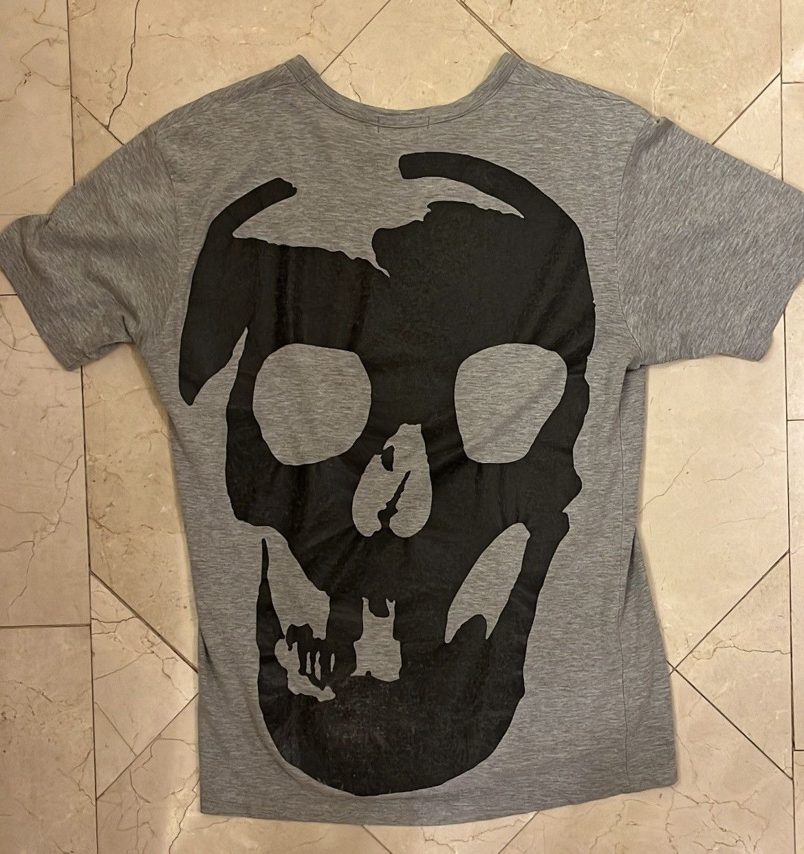 Comme des Garcons Homme Plus Comme des Garçons Homme Plus Skull Tee (AD2010) – Grey/Black Size US S / EU 44-46 / 1 - 1 Thumbnail