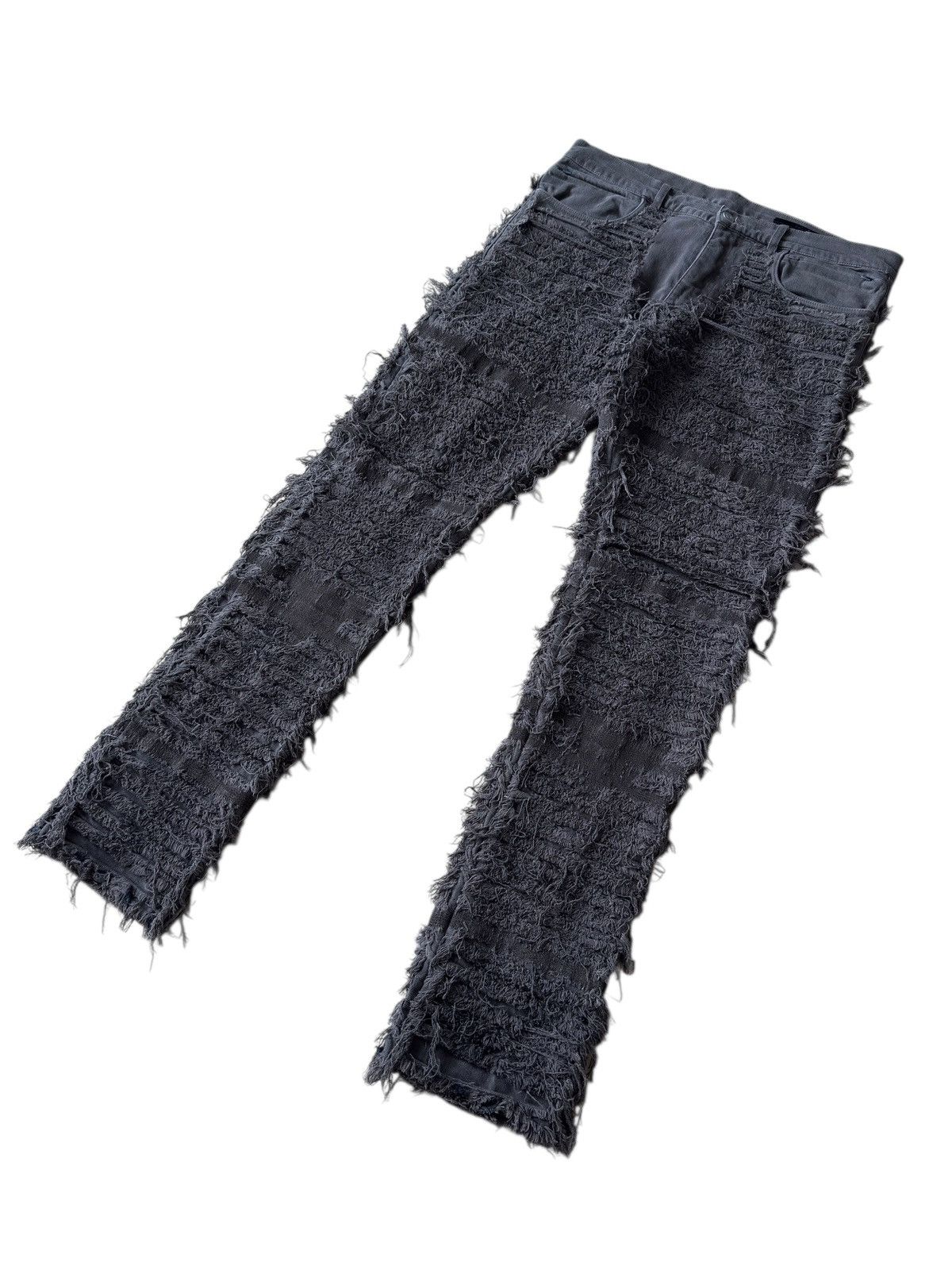 1017 ALYX 9SM 1017 Alyx 9sm Thrashed Distressed All Over Brown Denim Pants Size US 34 / EU 50 - 3 Thumbnail