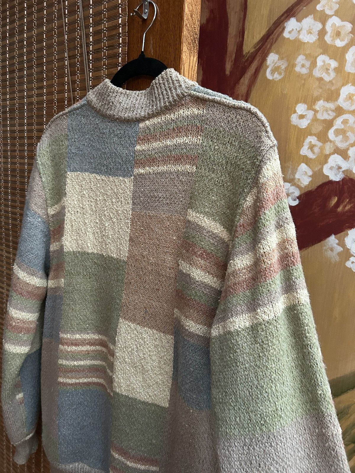 Missoni Vintage Missoni UOMO Wool Silk Blend Patchwork Cardigan L Size US L / EU 52-54 / 3 - 5 Thumbnail