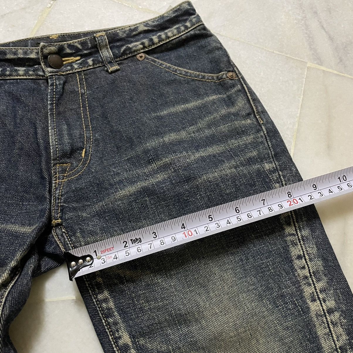 If Six Was Nine ORIGINAL RUSTY FADED DENIM D'UN À DIX JEANS (28×40) Size US 28 / EU 44 - 11 Thumbnail