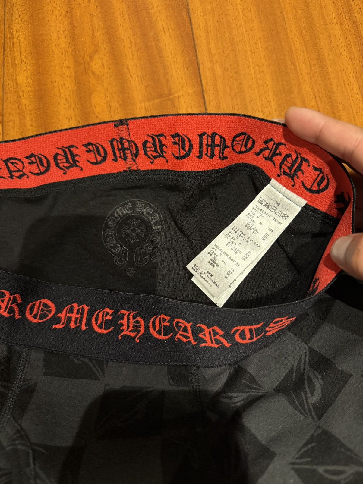 Chrome Hearts Chrome Hearts Matty Boy 99 Eyes Long Boxer Brief Black Size US 31 - 4 Thumbnail