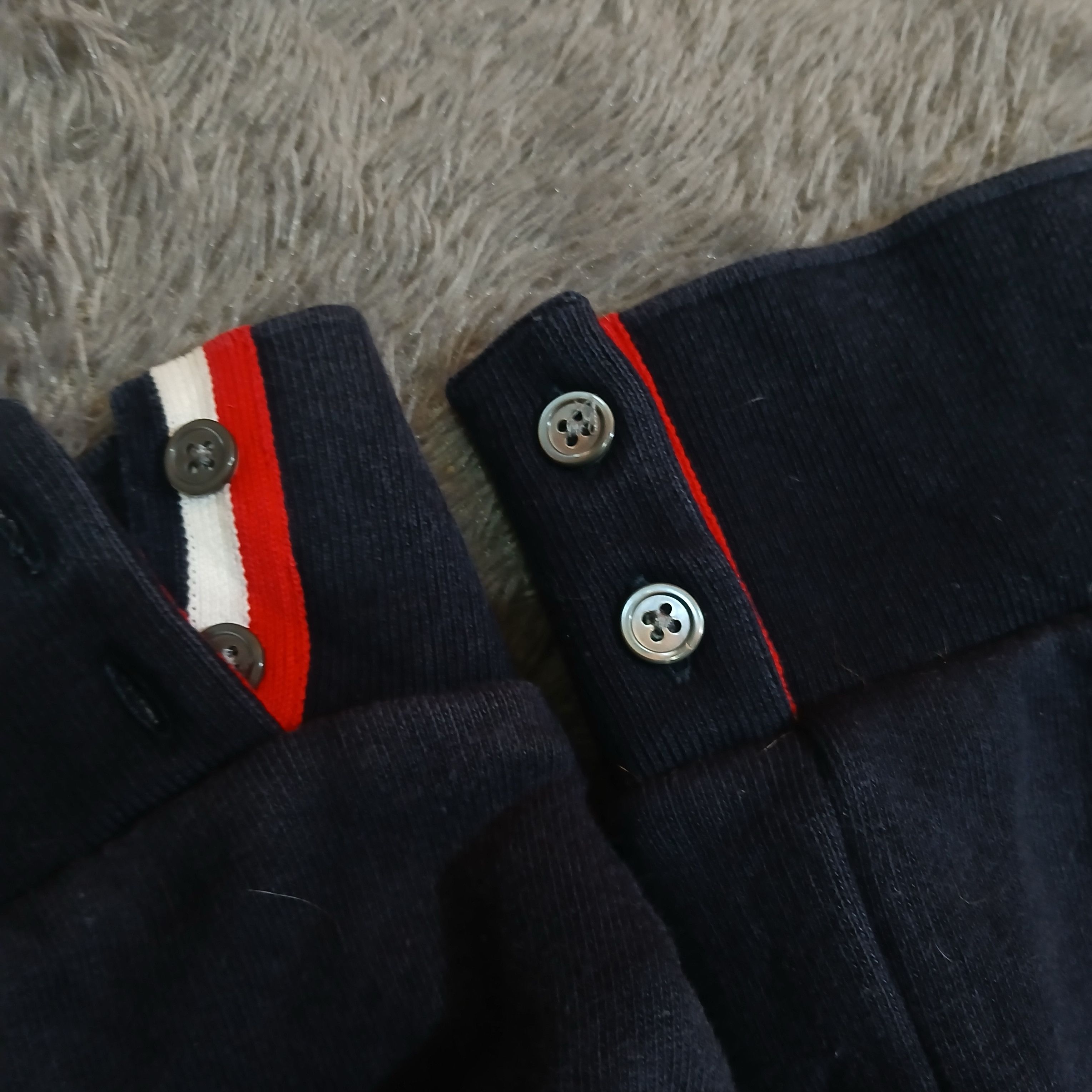 Thom Browne Center Back RWB Stripe Loopback Jersey Knit Hoodie Size US XL / EU 56 / 4 - 9 Thumbnail
