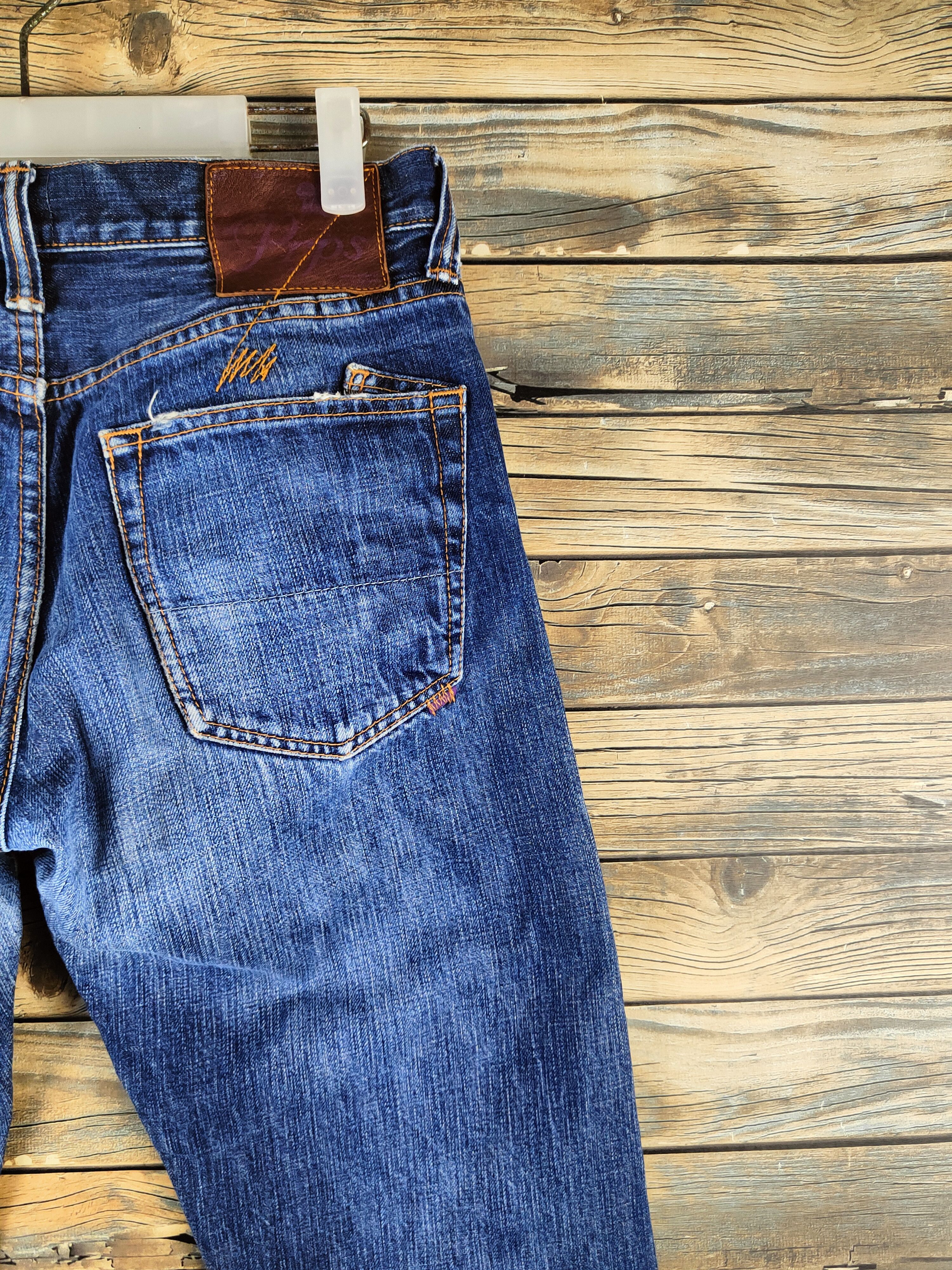 Prps DL Prps japan faded Blue Distressed Ripped denim #46-894 Size US 30 / EU 46 - 10 Thumbnail