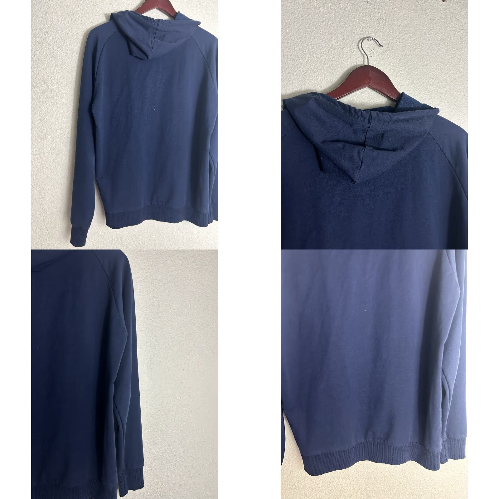 Vintage VANQUISH Fitness Mens Medium Pullover Hoodie Navy Blue Size US M / EU 48-50 / 2 - 9 Thumbnail