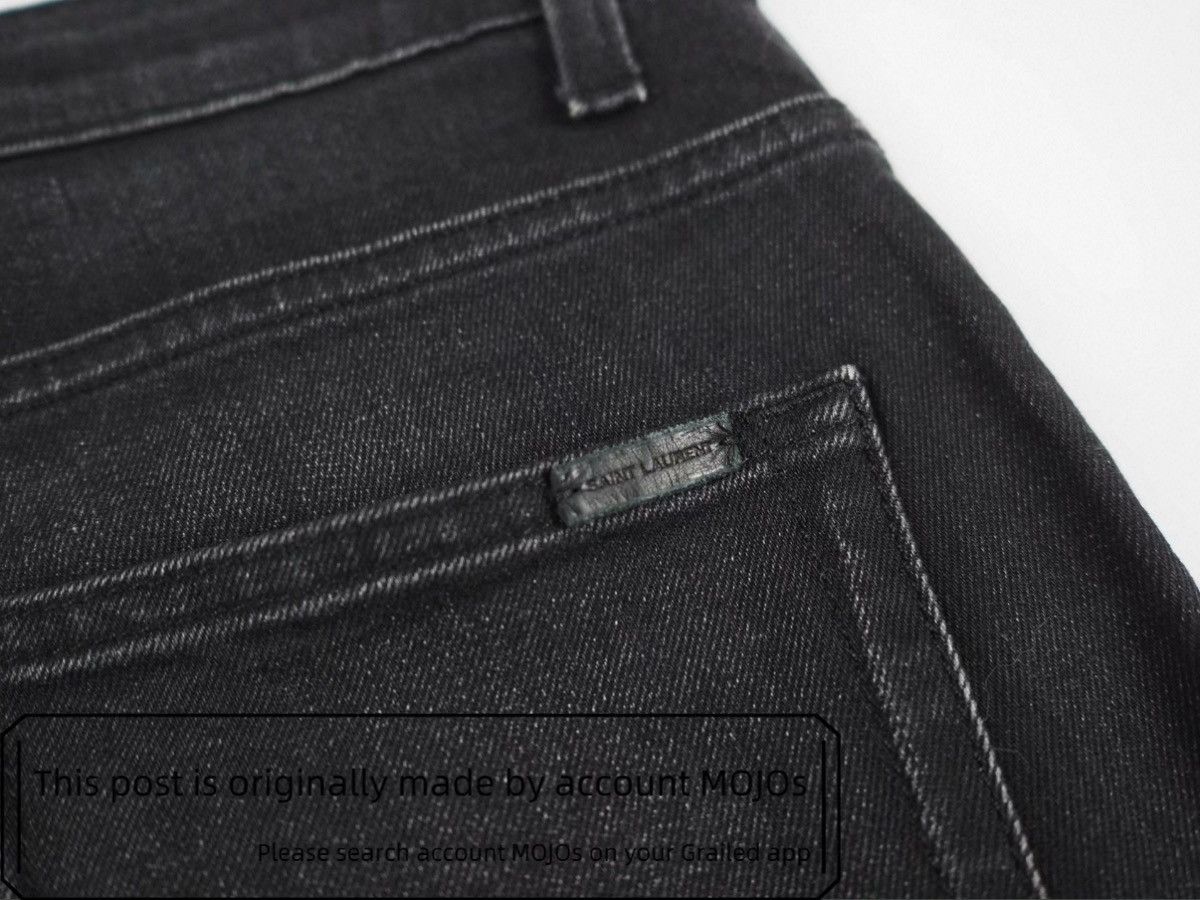 Sz 29 Saint Laurent Paris by Anthony 20SS Black Denim mojos3