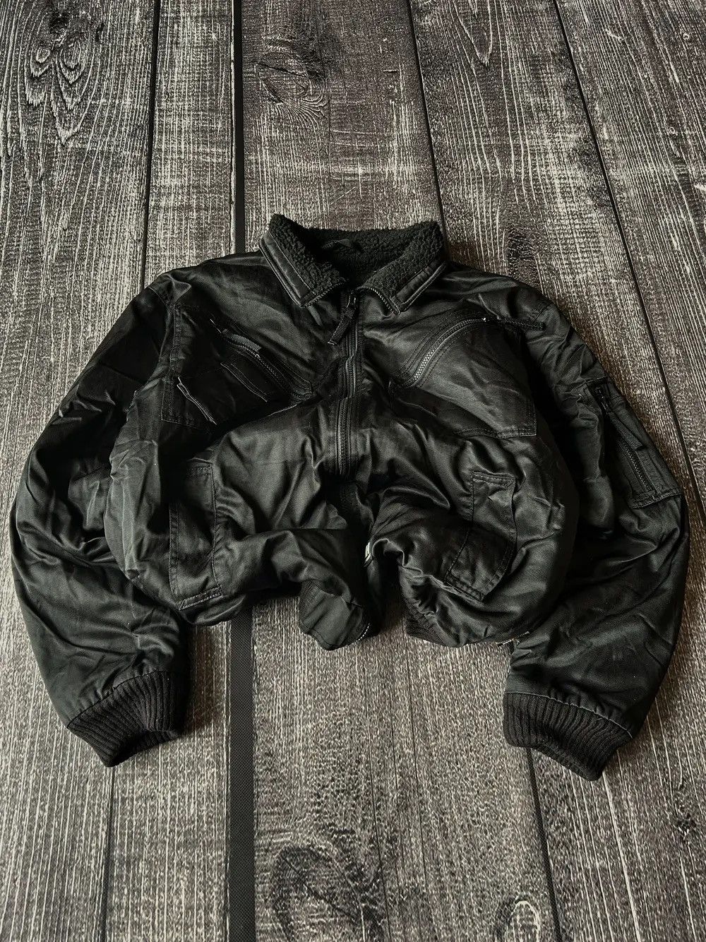 Hysteric Glamour × Japanese Brand VTG Rick Owens Opium Style Real Heavy Bomber Jacket 90s Size US M / EU 48-50 / 2 - 1 Thumbnail