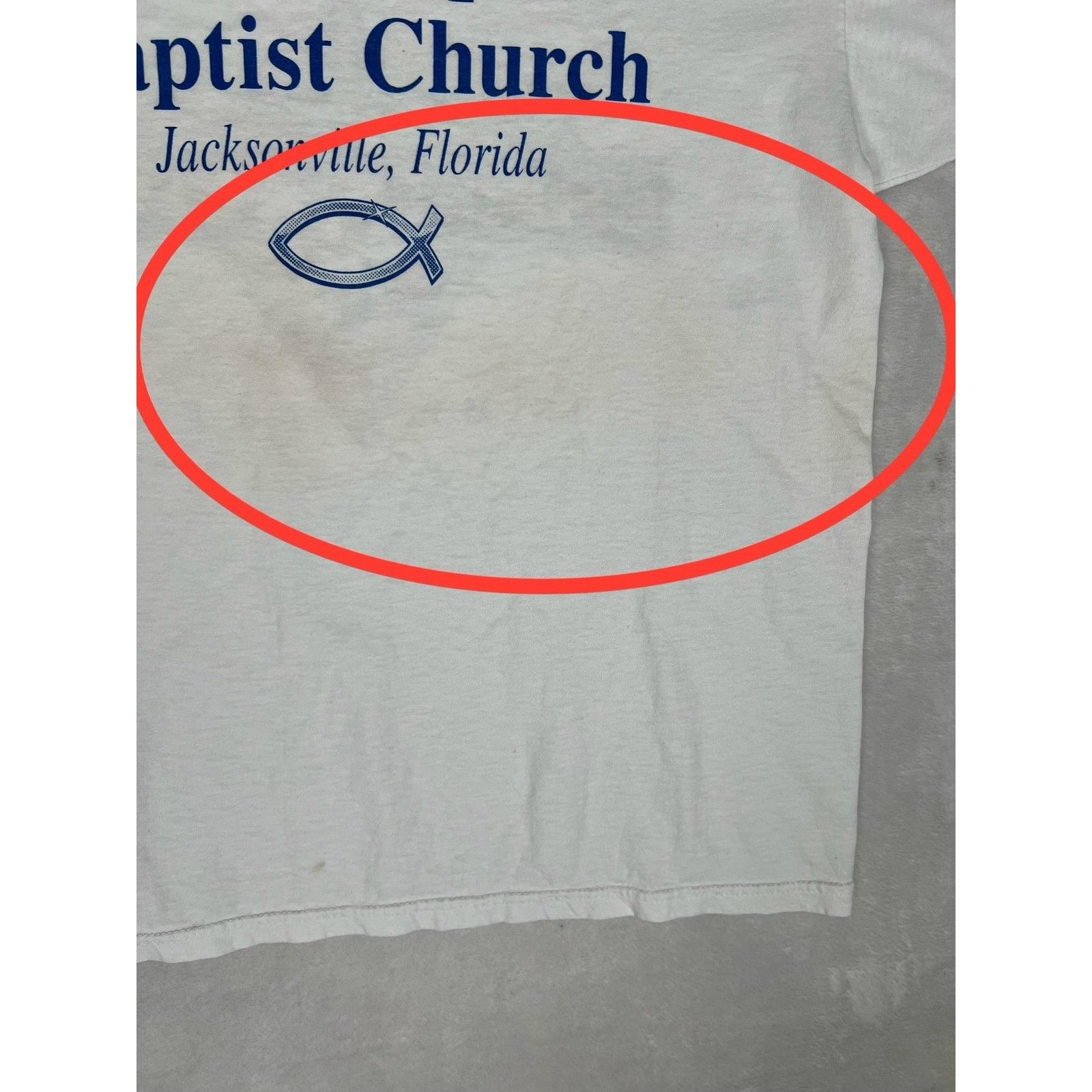 Fruit Of The Loom Vintage Christ Is Alive Shirt Mens Large White Christian Bap Size US L / EU 52-54 / 3 - 11 Thumbnail