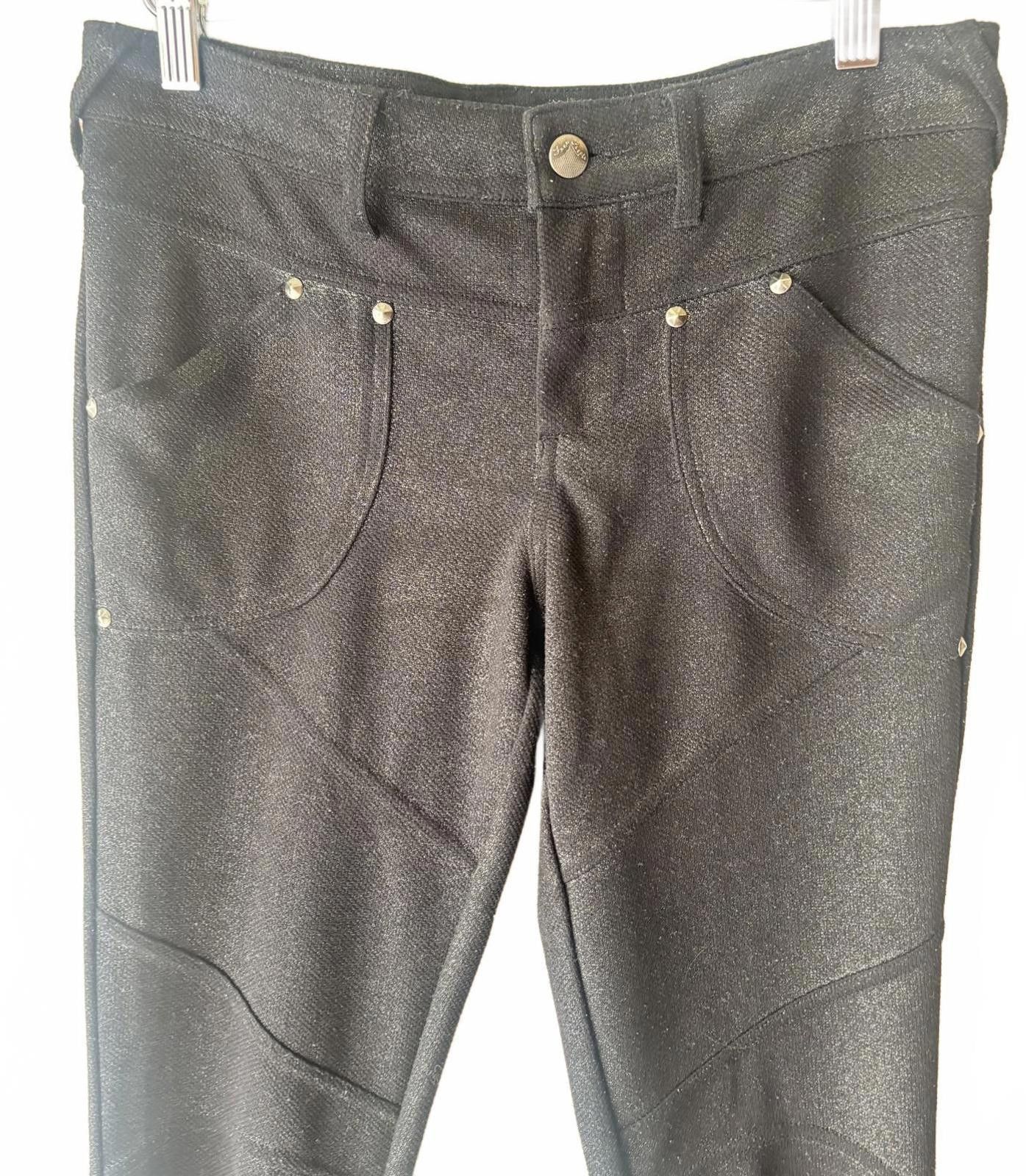 Free People Free People Black Textured Pants Size 27" / US 4 / IT 40 - 6 Thumbnail